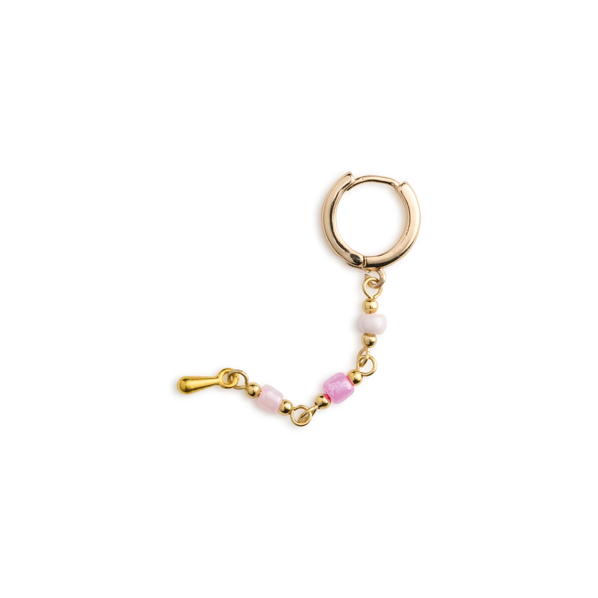 Alia - Rosa Perle Hoops Rustfritt Stål - Image 3