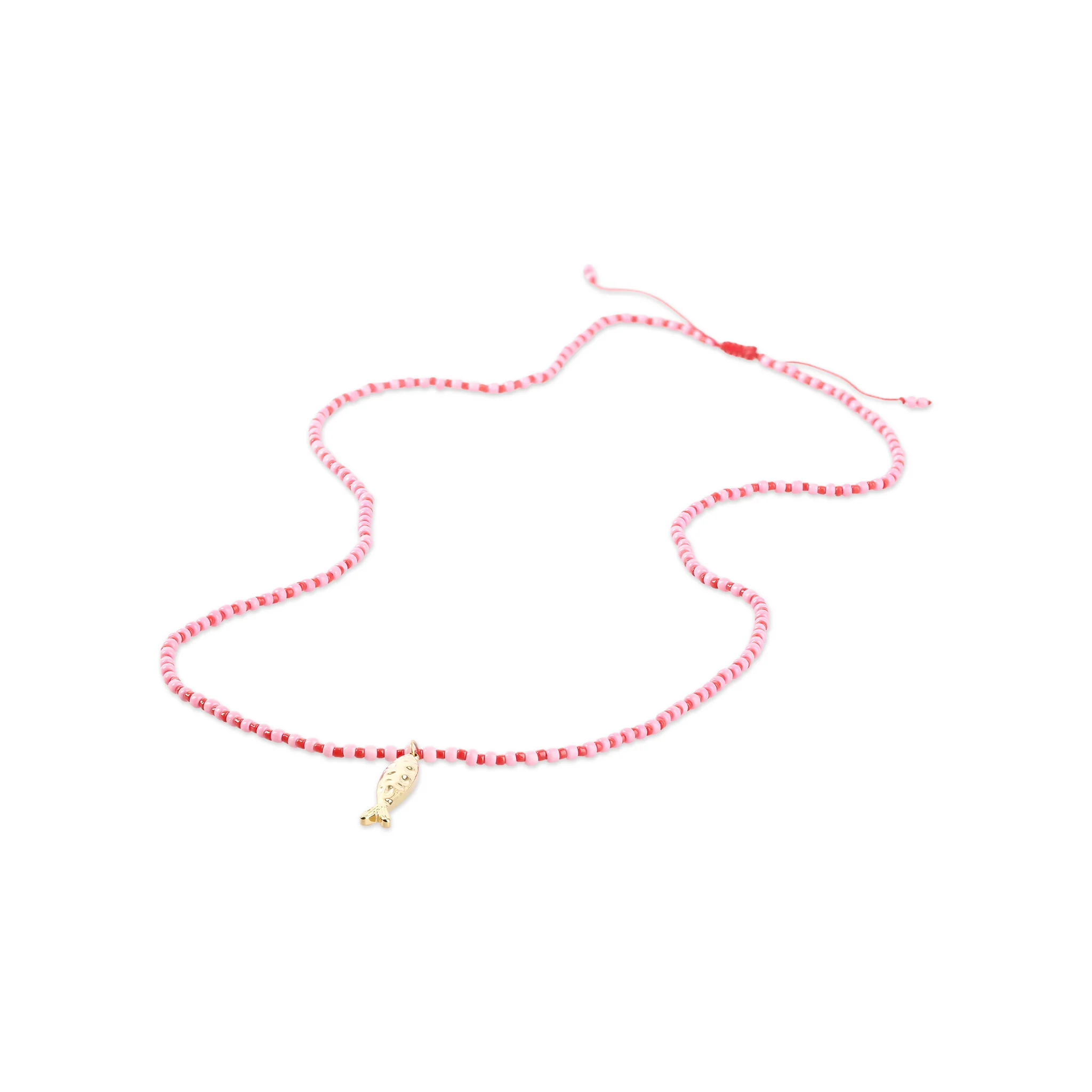 Ara - Fish Bead Halskjede Rustfritt stål - Image 4