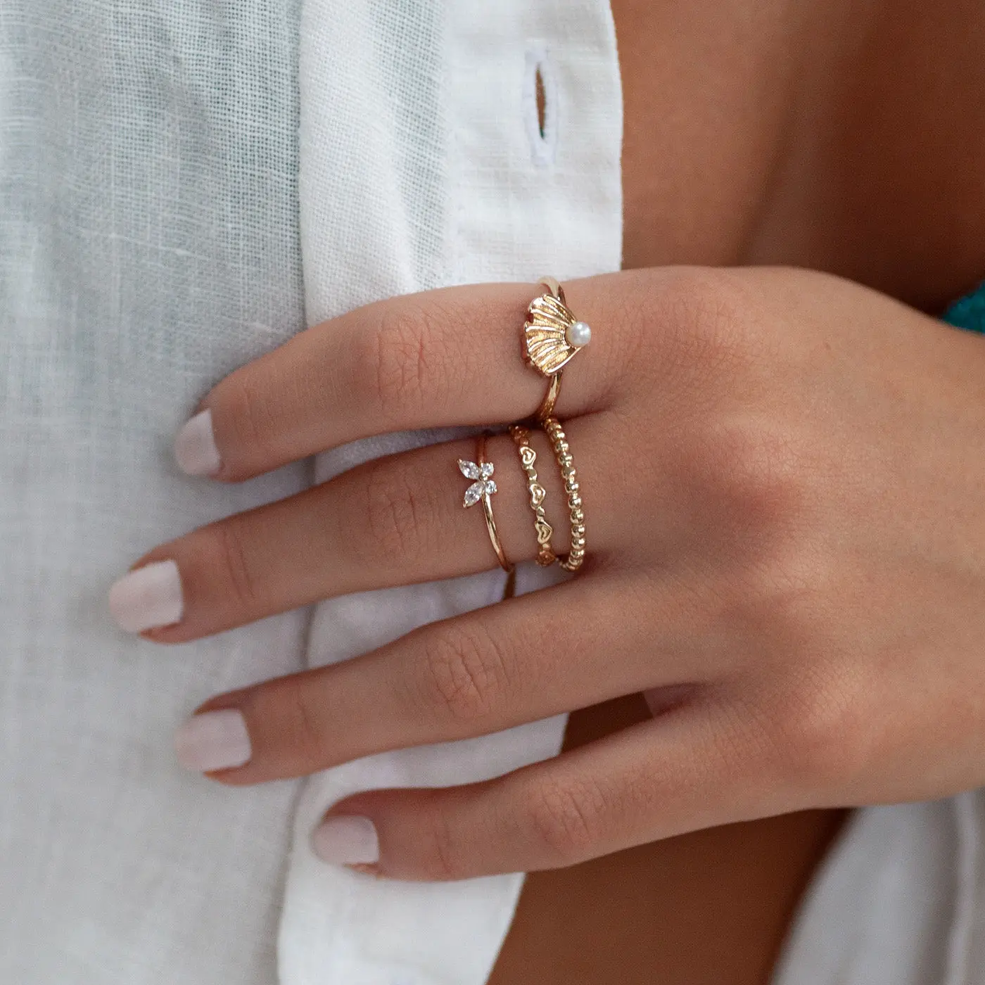 Aria - Shell med perlering - Image 4