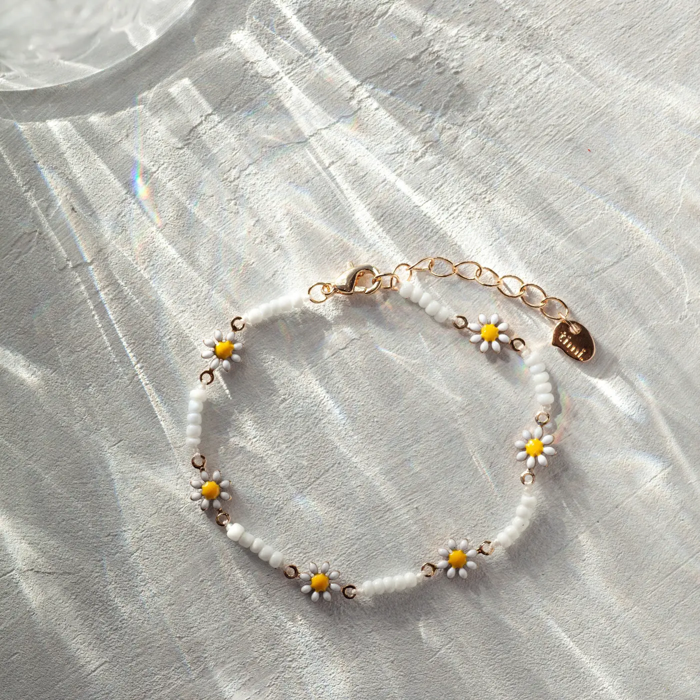 Astrid - Flower Daisy Emaljearmbånd - Image 3