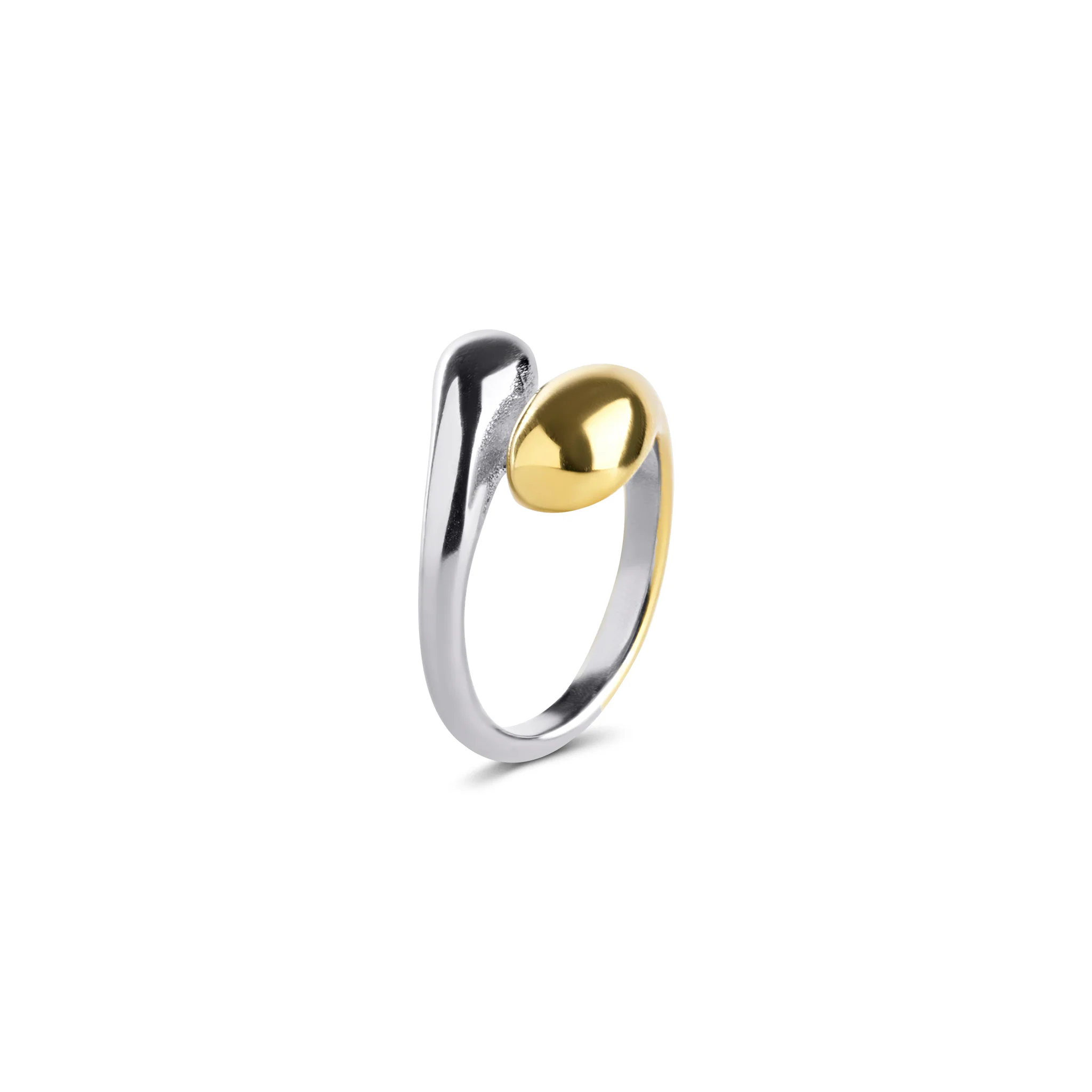 Ava - Mixed Metal Ring Rustfritt Stål