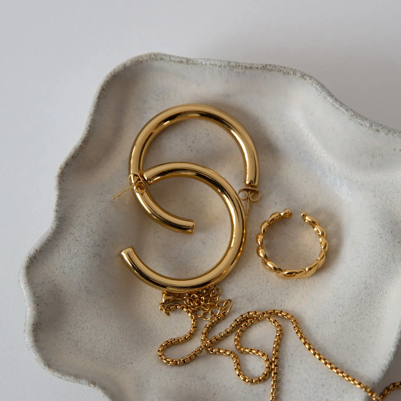 Bea - Croissant ring i rustfritt stål - Image 6
