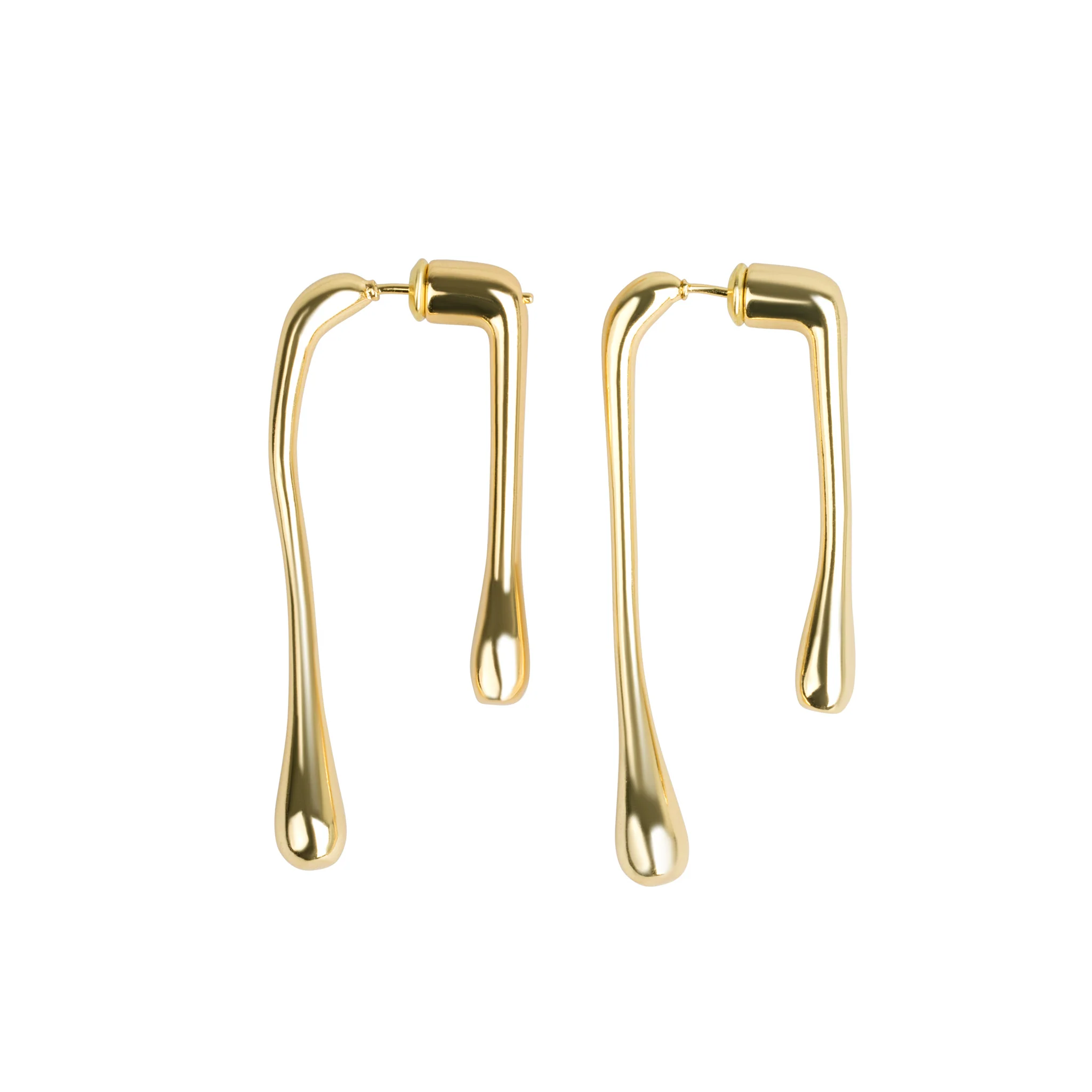 Corinne - Dråpeformede Studs Øredobber Rustfritt Stål - Image 3