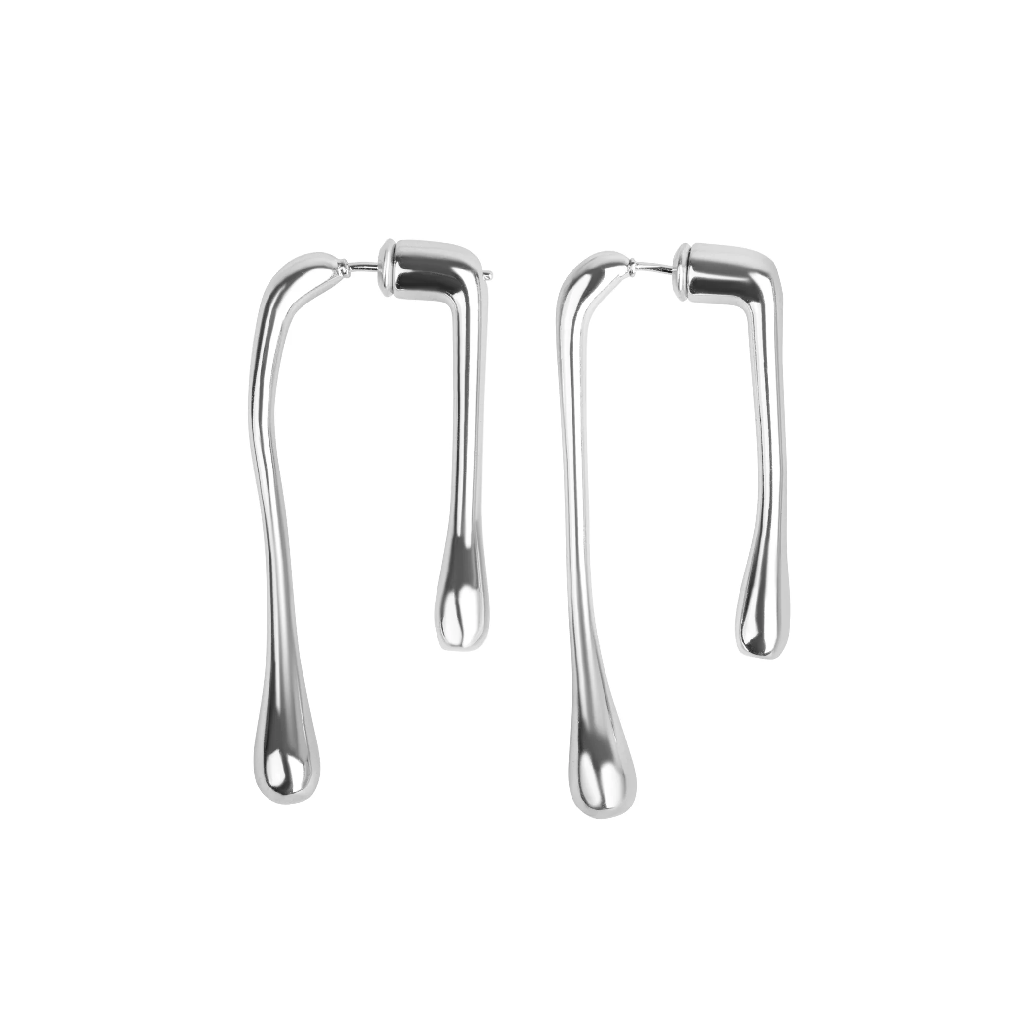 Corinne - Dråpeformede Studs Øredobber Rustfritt Stål - Image 4