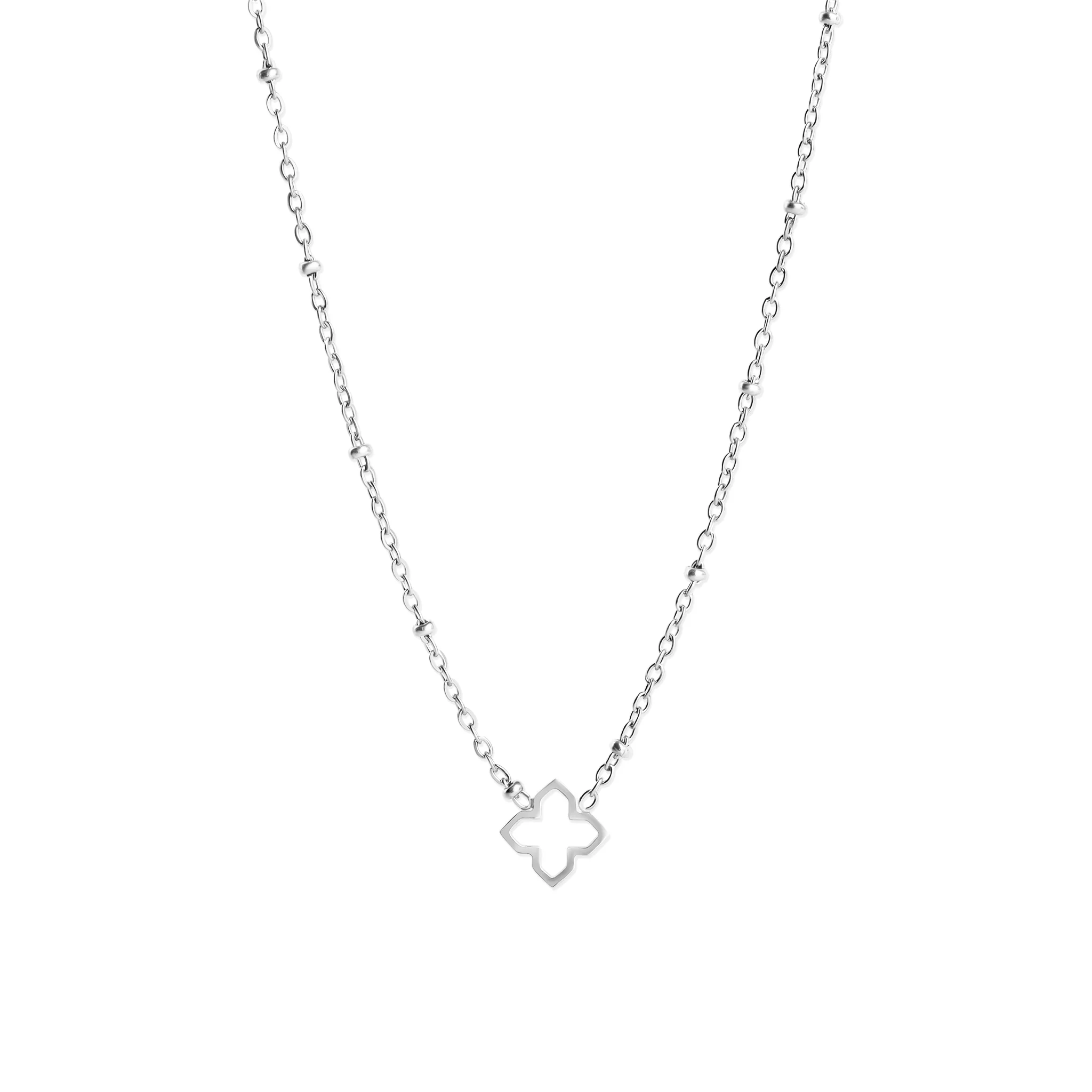 Elfrida - Kløverhalskjede Rustfritt Stål