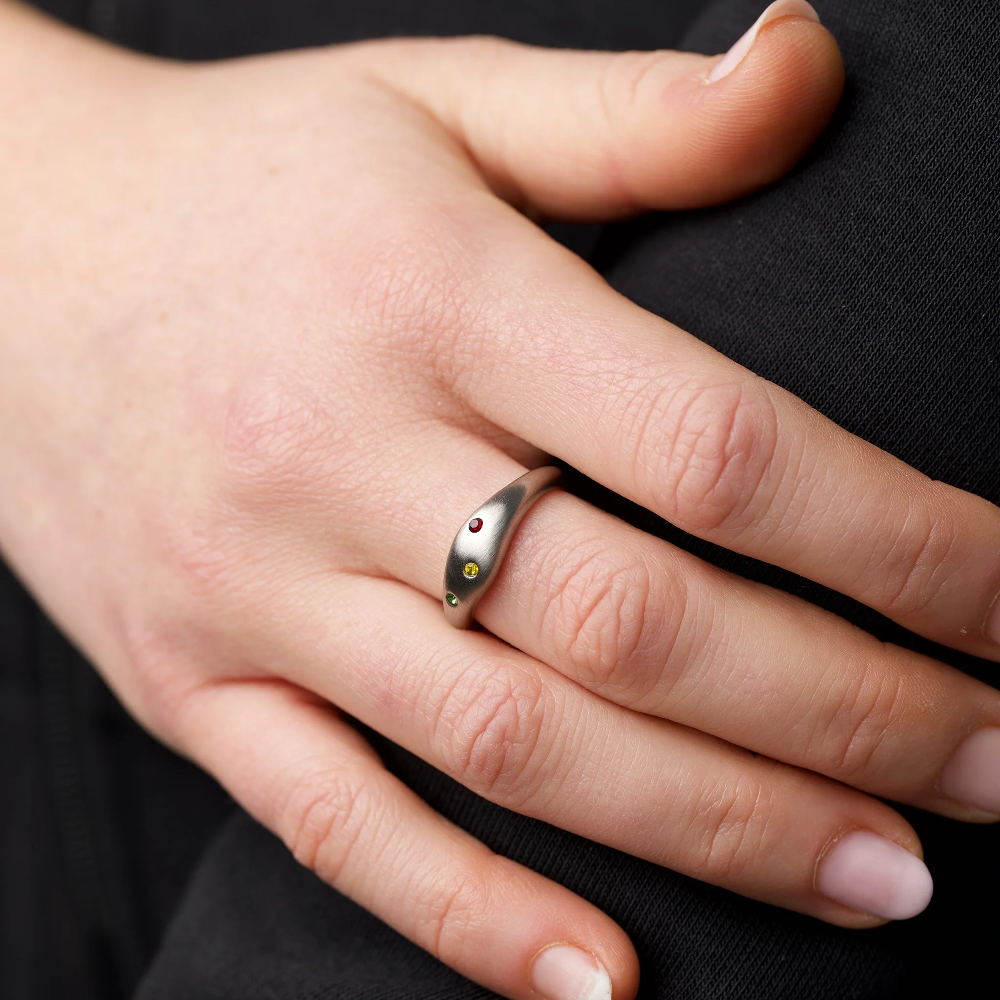 Eline -Ring  Krystall Rustfritt Stål - Image 12
