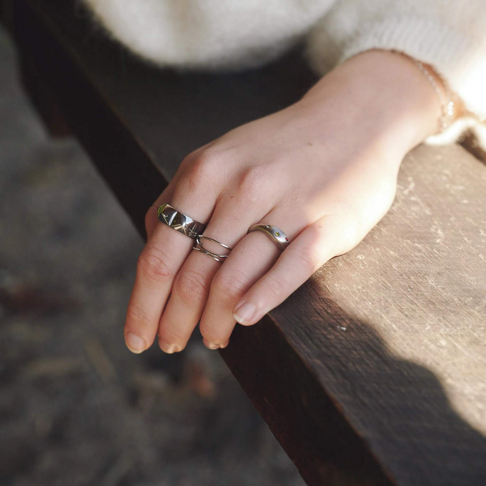 Eline -Ring  Krystall Rustfritt Stål - Image 15