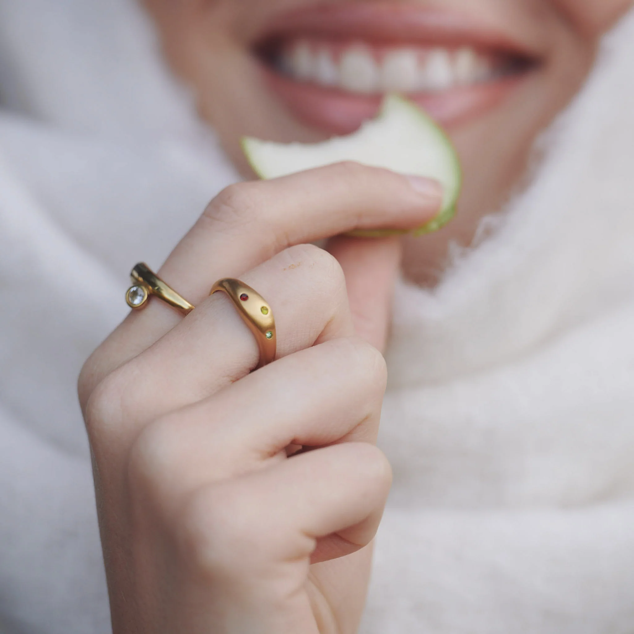 Eline -Ring  Krystall Rustfritt Stål - Image 19