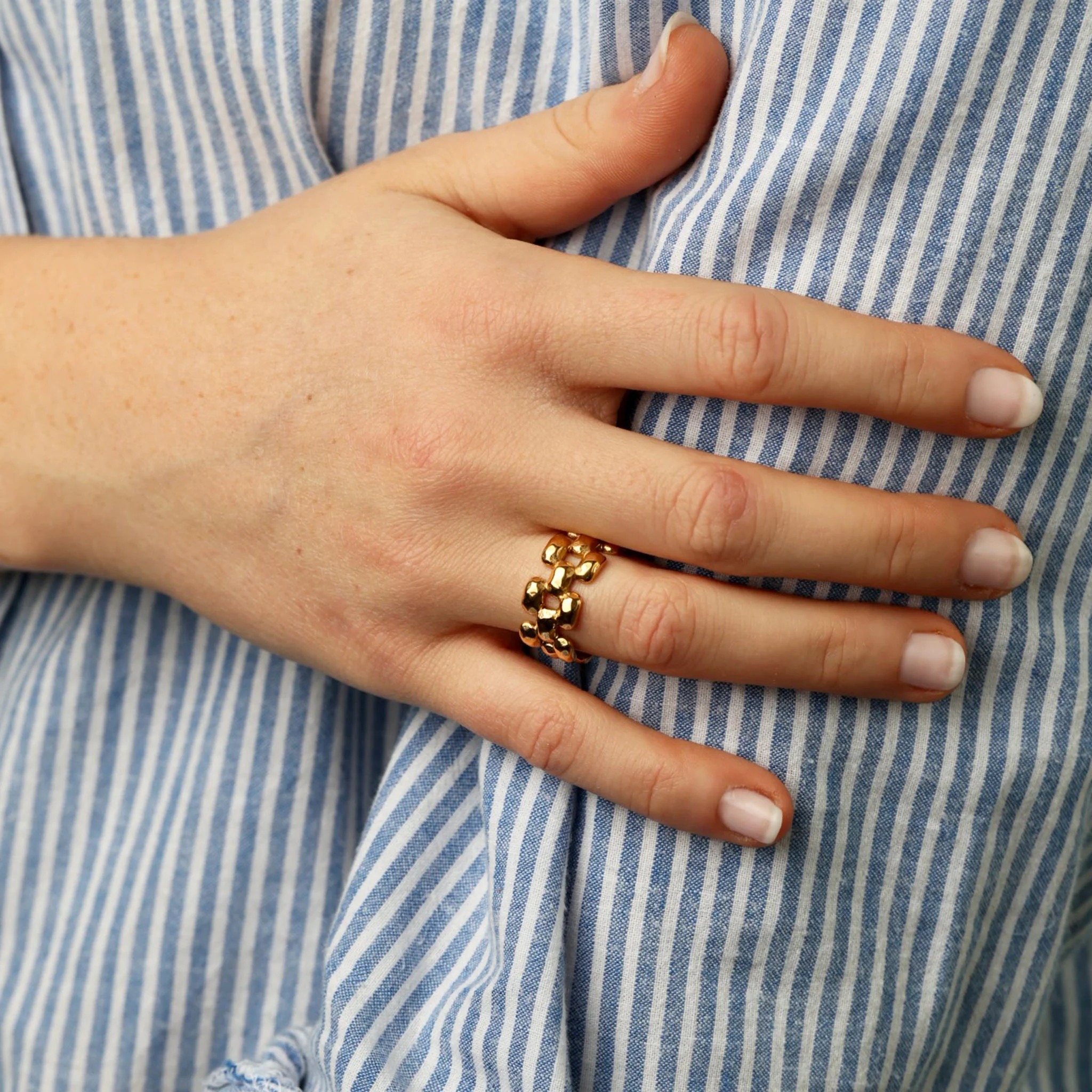 Elira - Chunky ring i rustfritt stål - Image 5