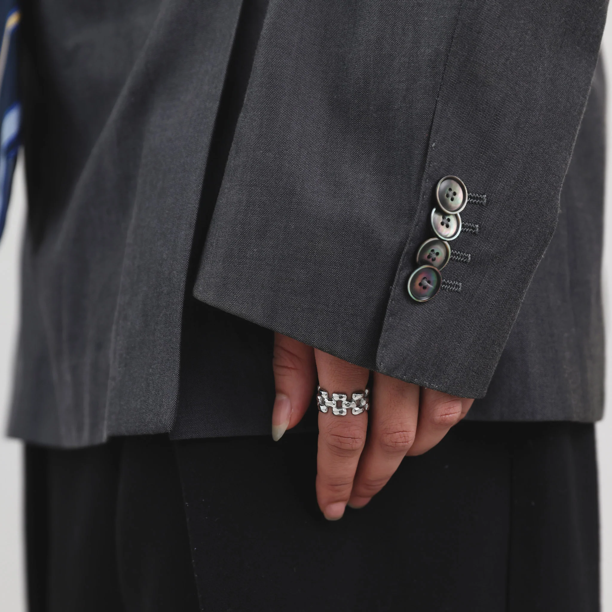 Elira - Chunky ring i rustfritt stål - Image 9