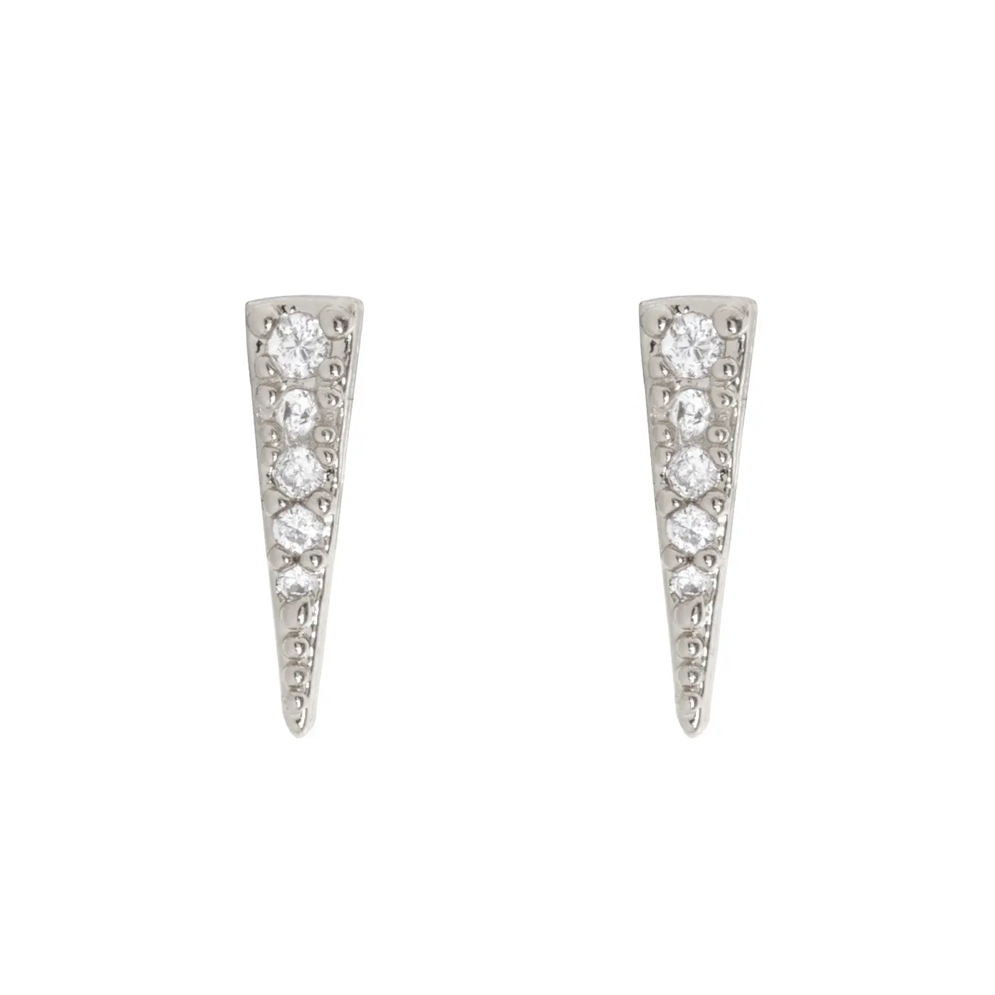 Eliza - Spike Crystal Ear Studs - Image 4