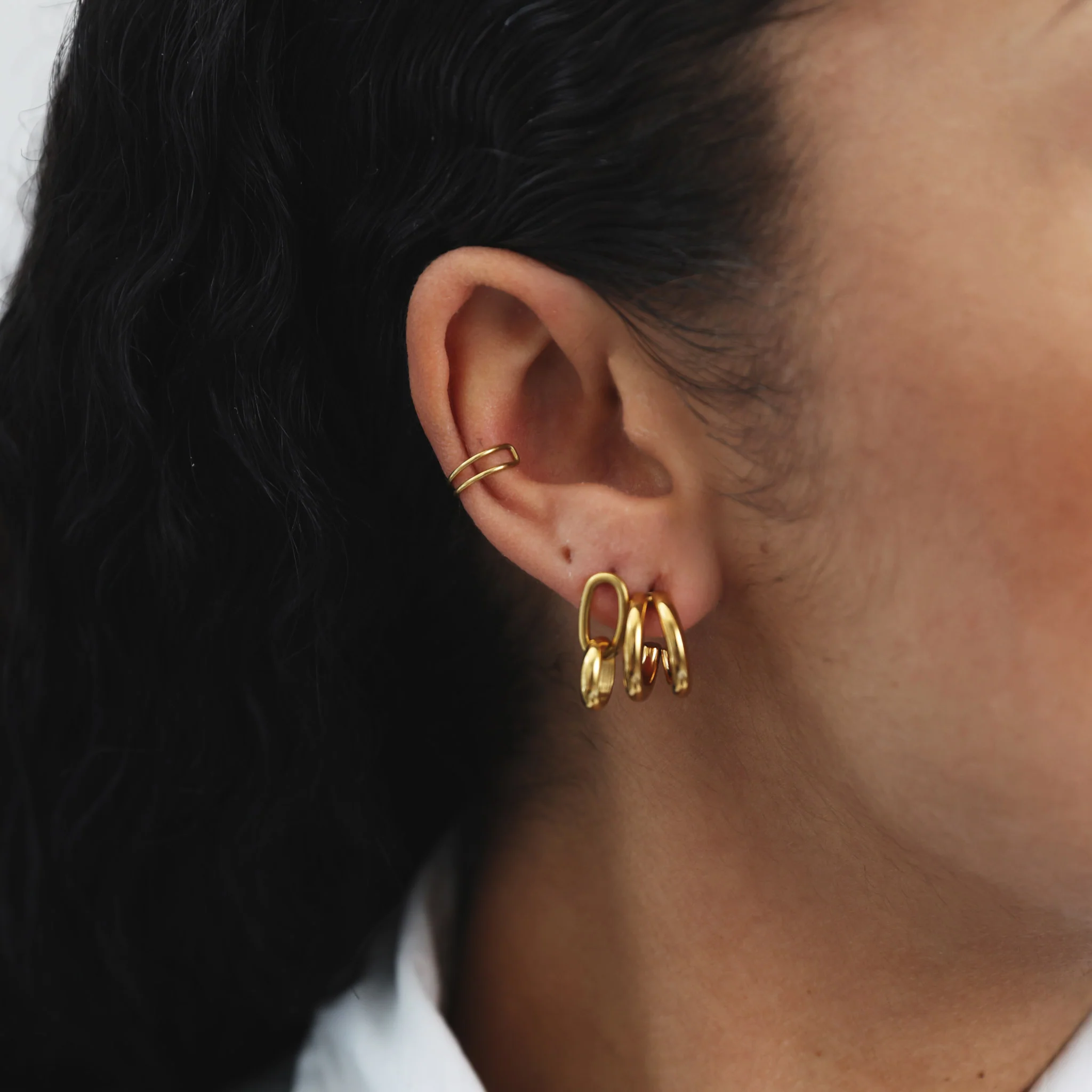 Emme - Delikat Ear Cuff Rustfritt Stål - Image 9