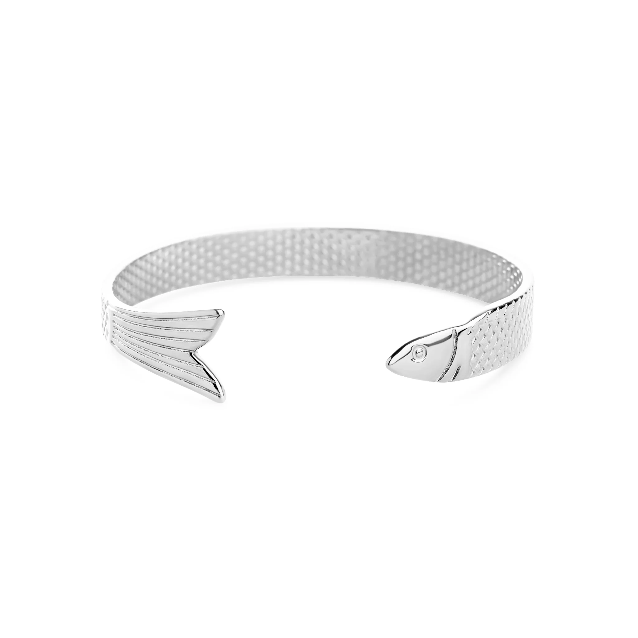 Erle - Fisk Bangle Armbånd Rustfritt stål - Image 3