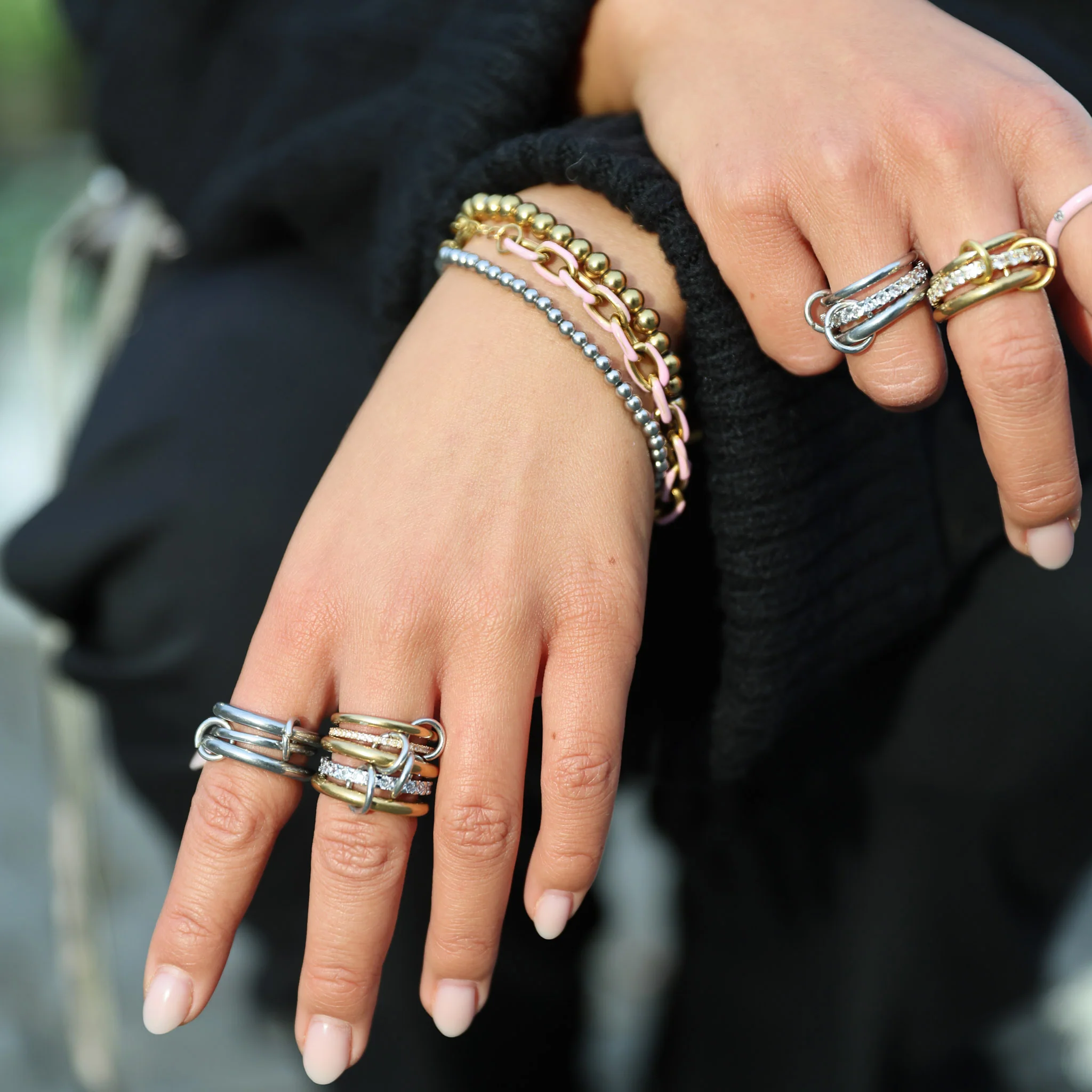 Ethel - Ringstack Krystall Rustfritt Stål - Image 9