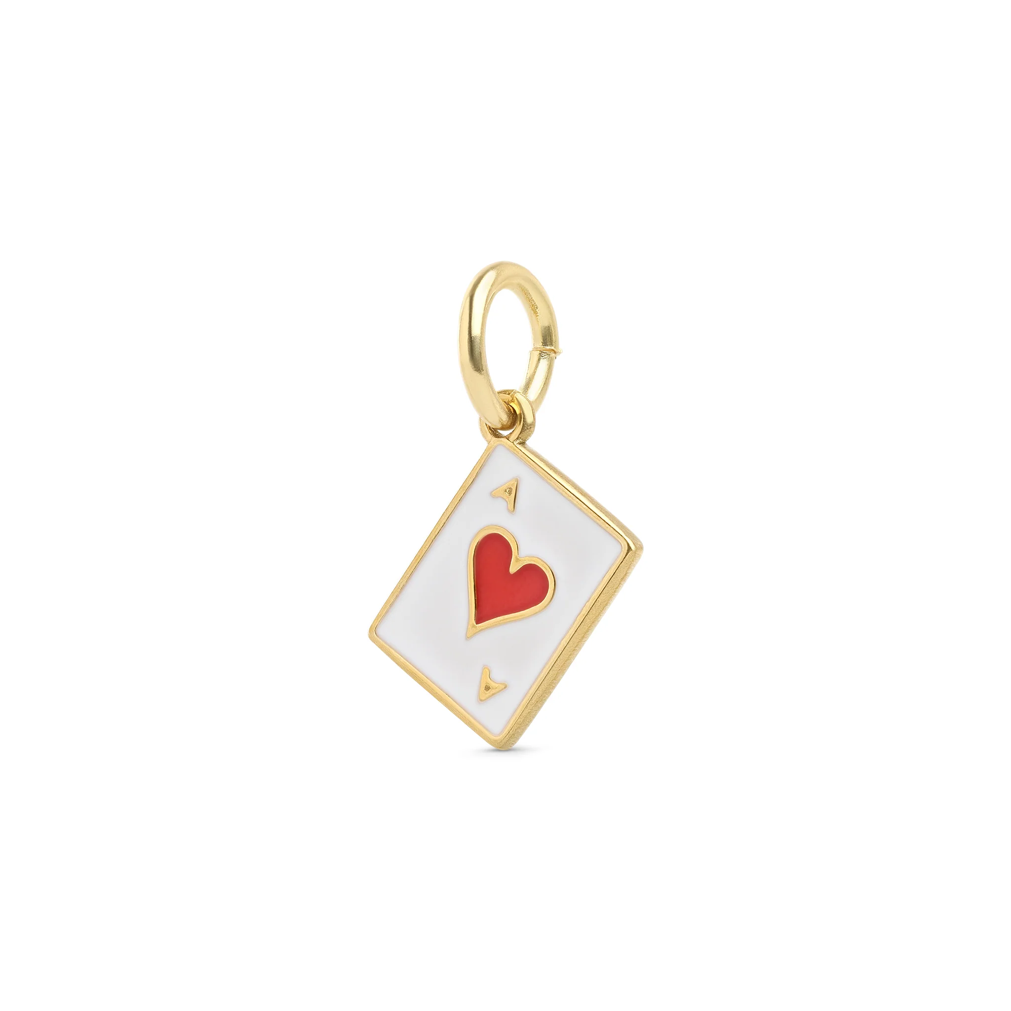 Etta - Hjerter Ess Charm Rustfritt Stål - Image 3