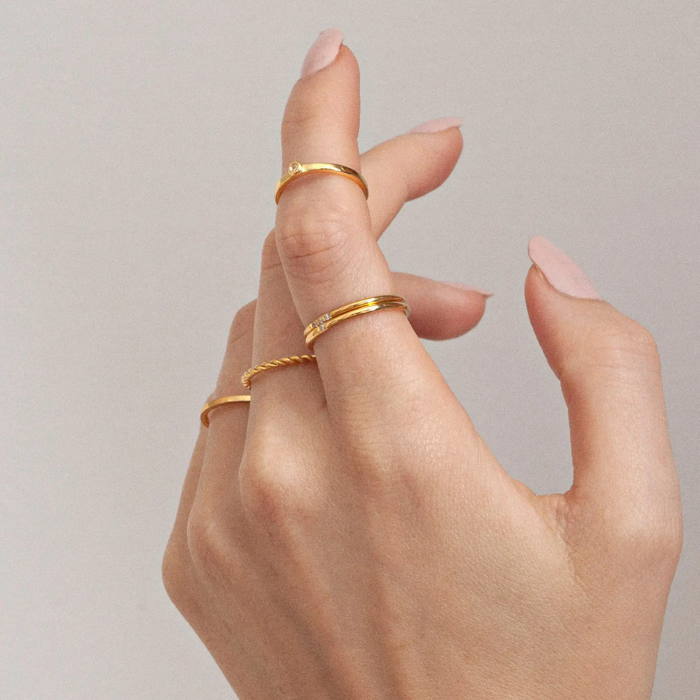 Evi - Enkel elegant ring i rustfritt stål - Image 4
