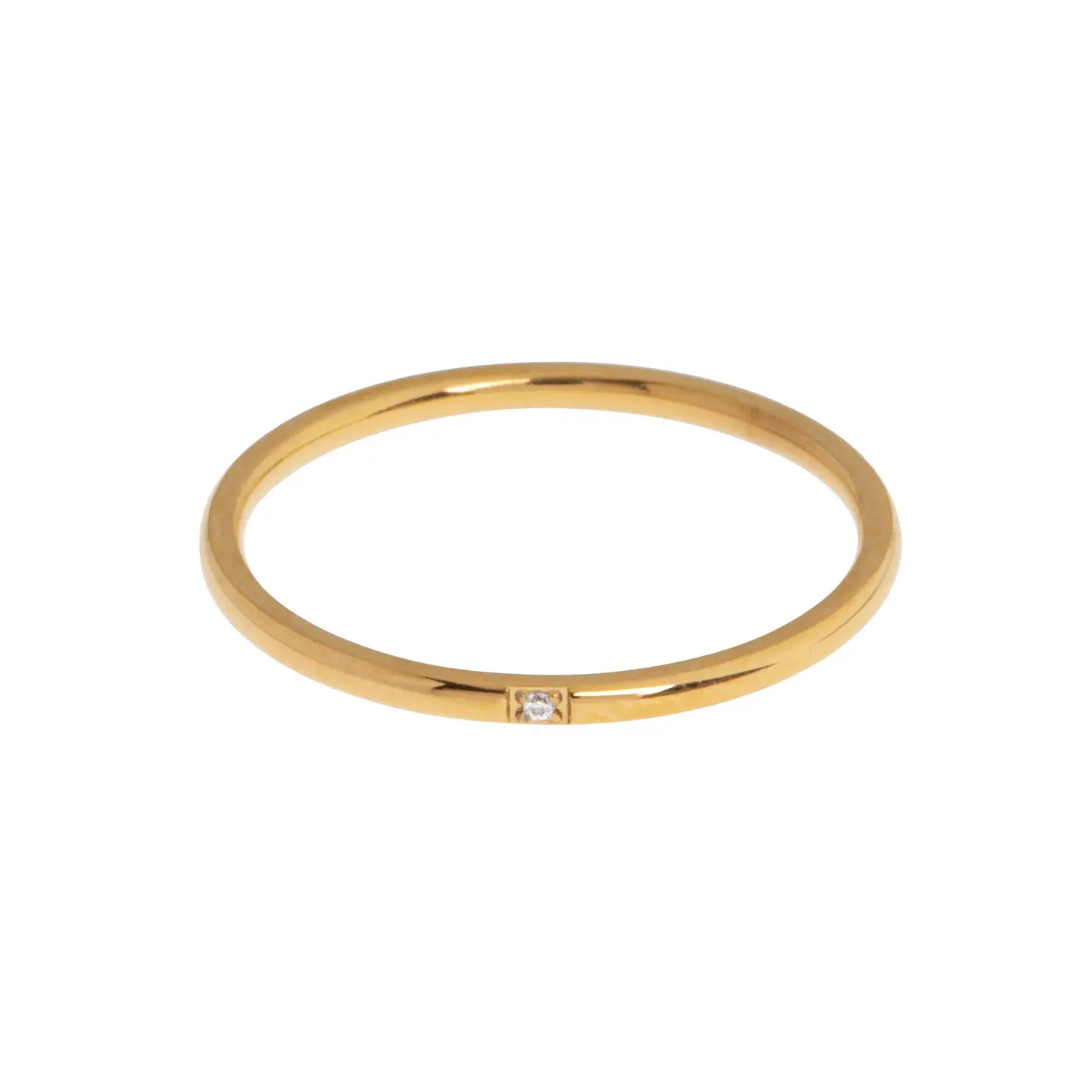 Evi - Petite Crystal Ring rustfritt stål - Image 5