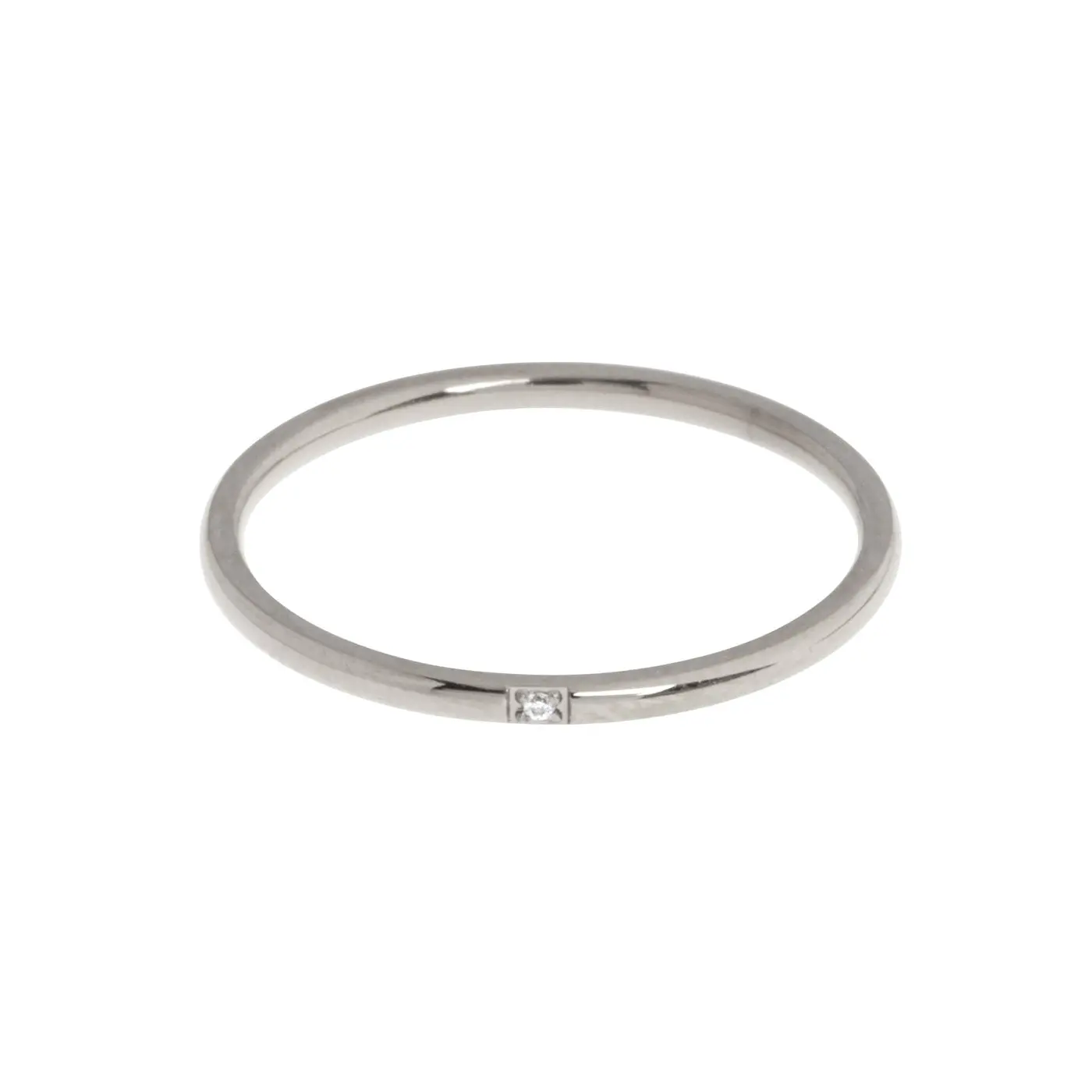 Evi - Petite Crystal Ring rustfritt stål - Image 7