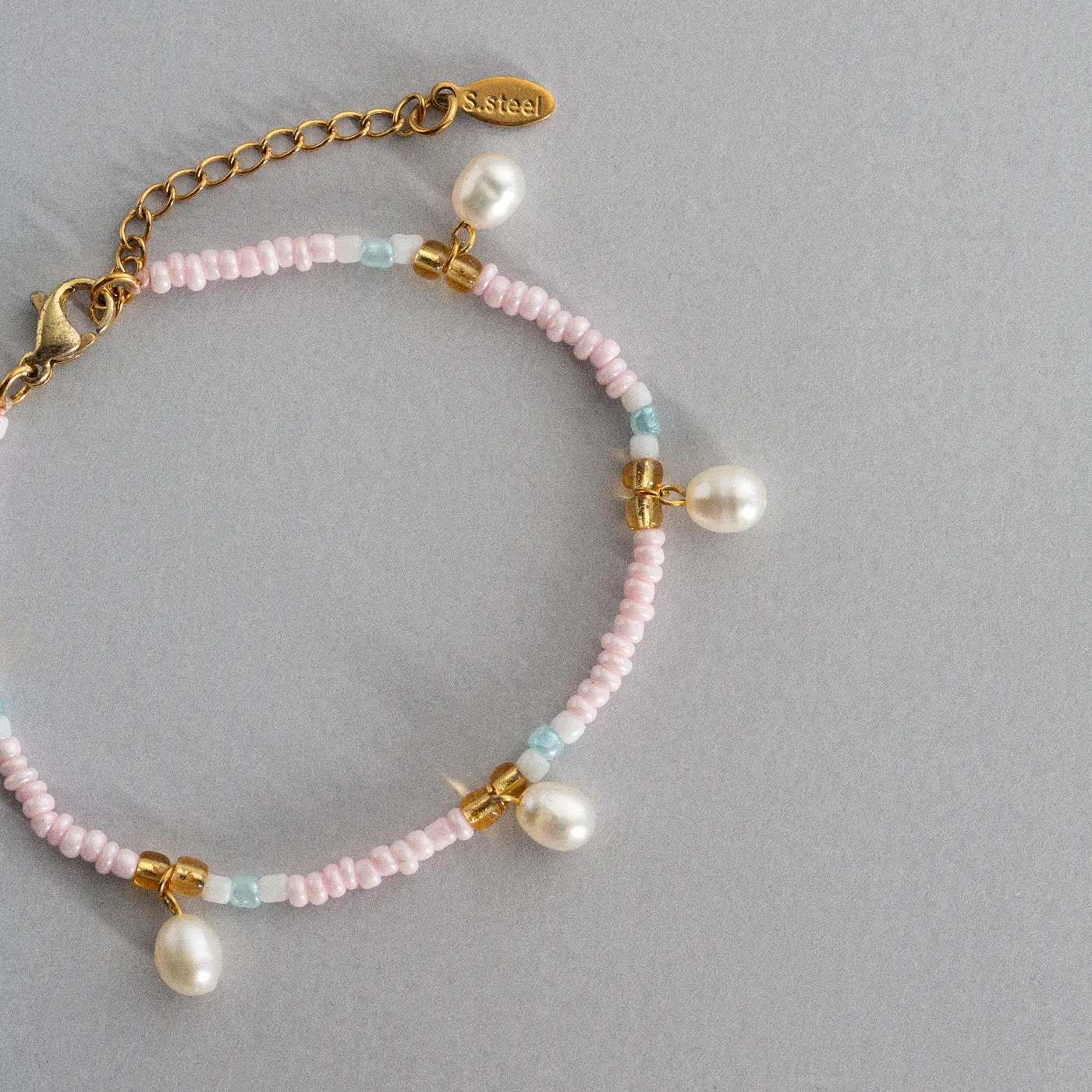 Fanny - Perle og fargerike perler sommerarmbånd - Image 6