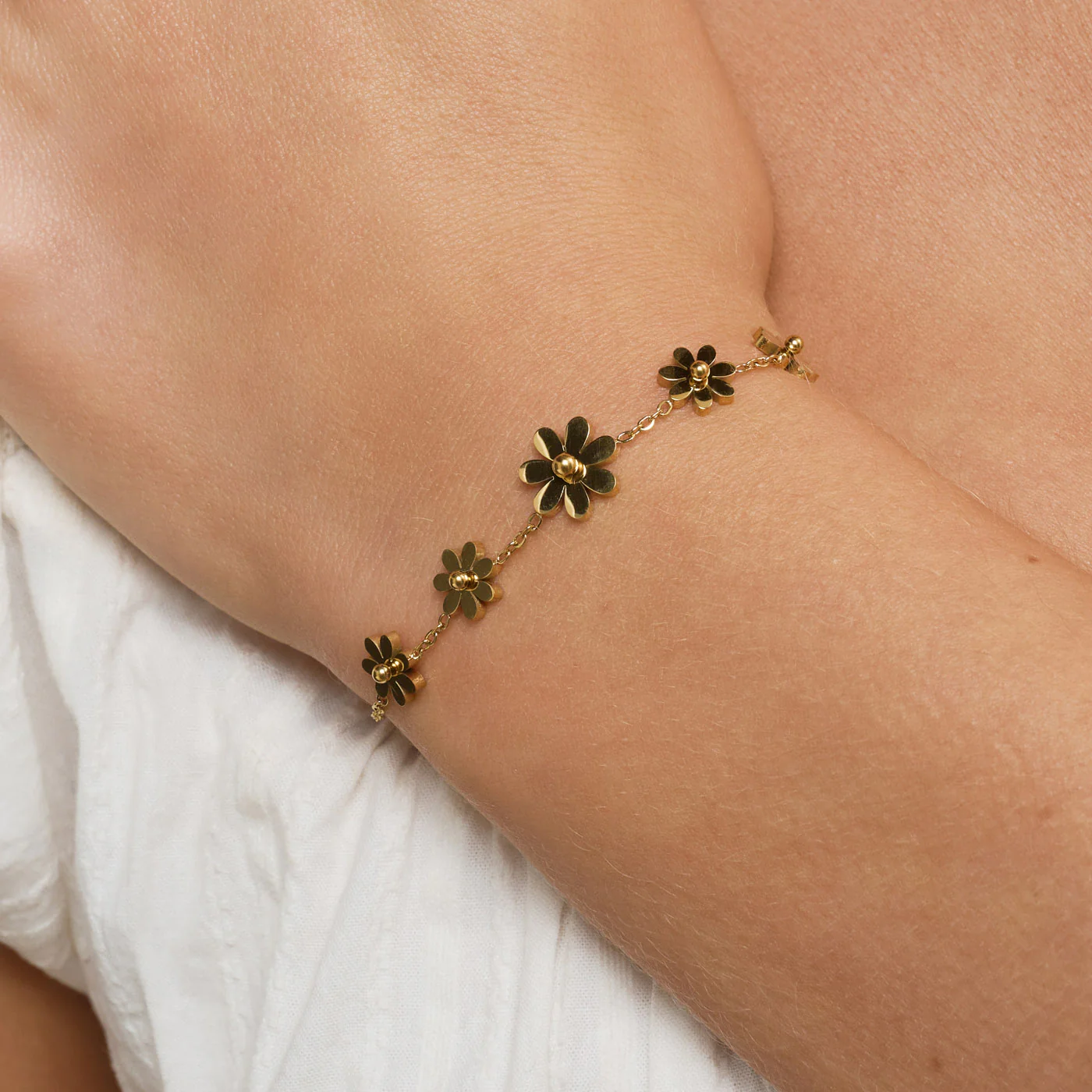 Fay - Armbånd Blomsterkjede Rustfritt stål - Image 3
