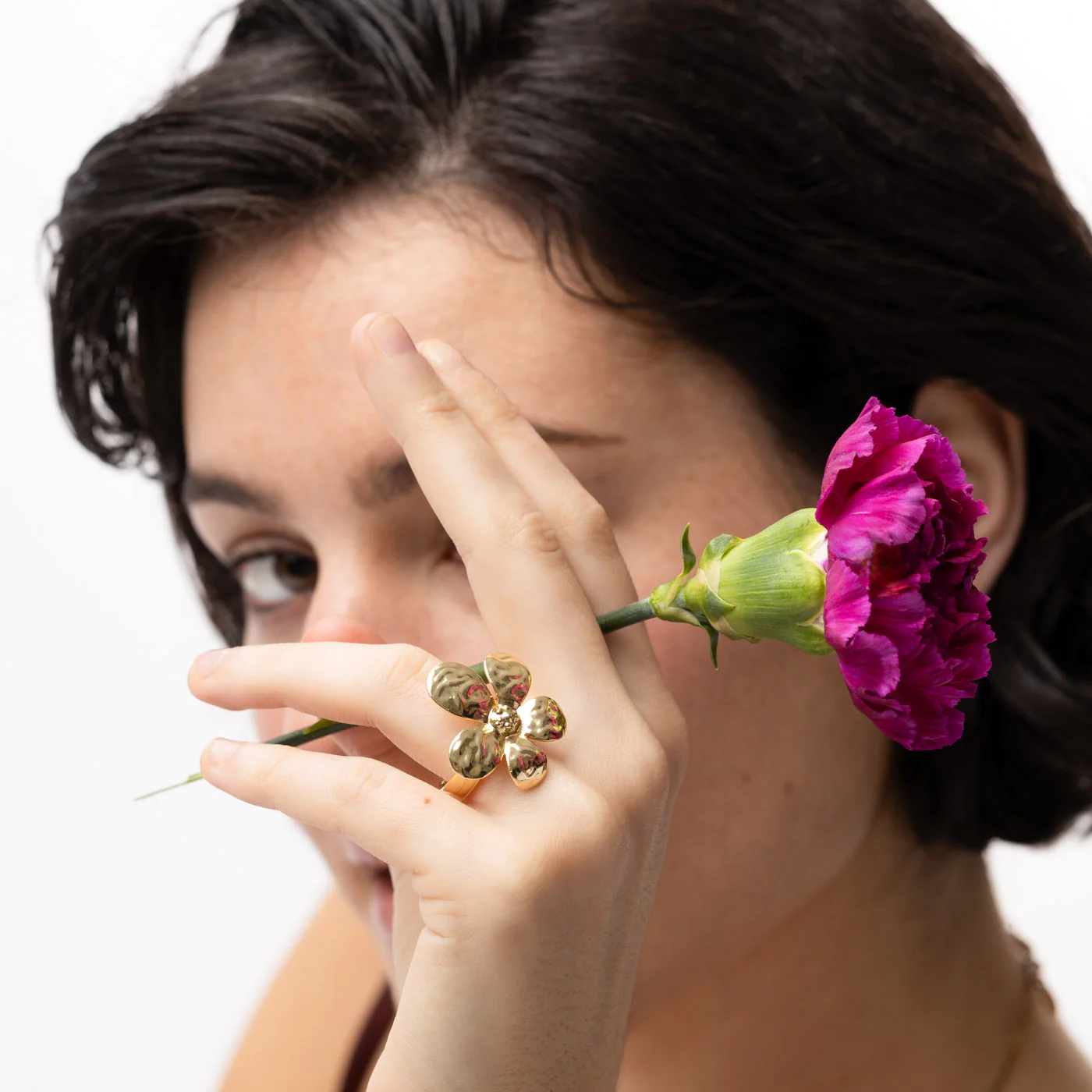 Filippa - Justerbar Ring Blomst - Image 5