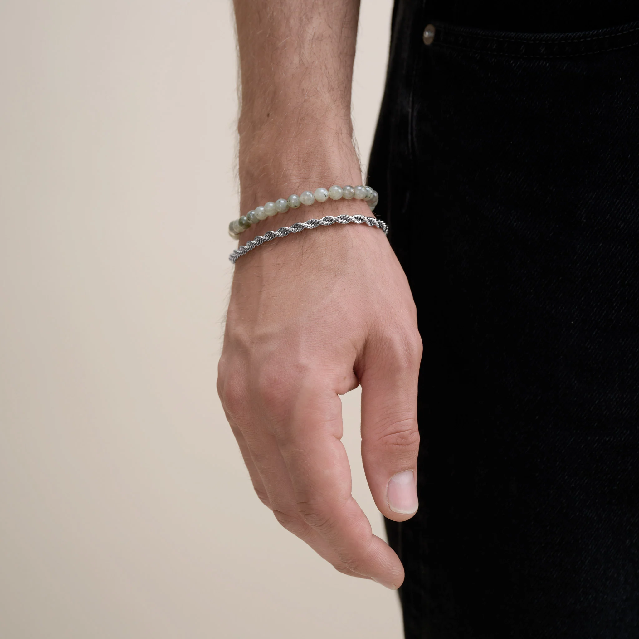 Gustav - Rope Chain Armbånd Rustfritt Stål - Image 3