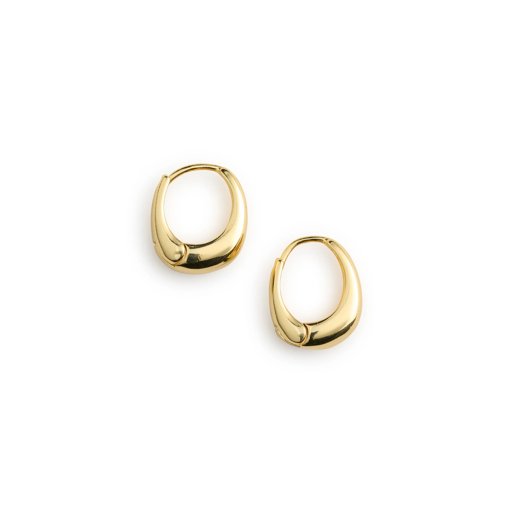 Hedvig - Klassisk Wide Hoops Ørering Rustfritt Stål - Image 3