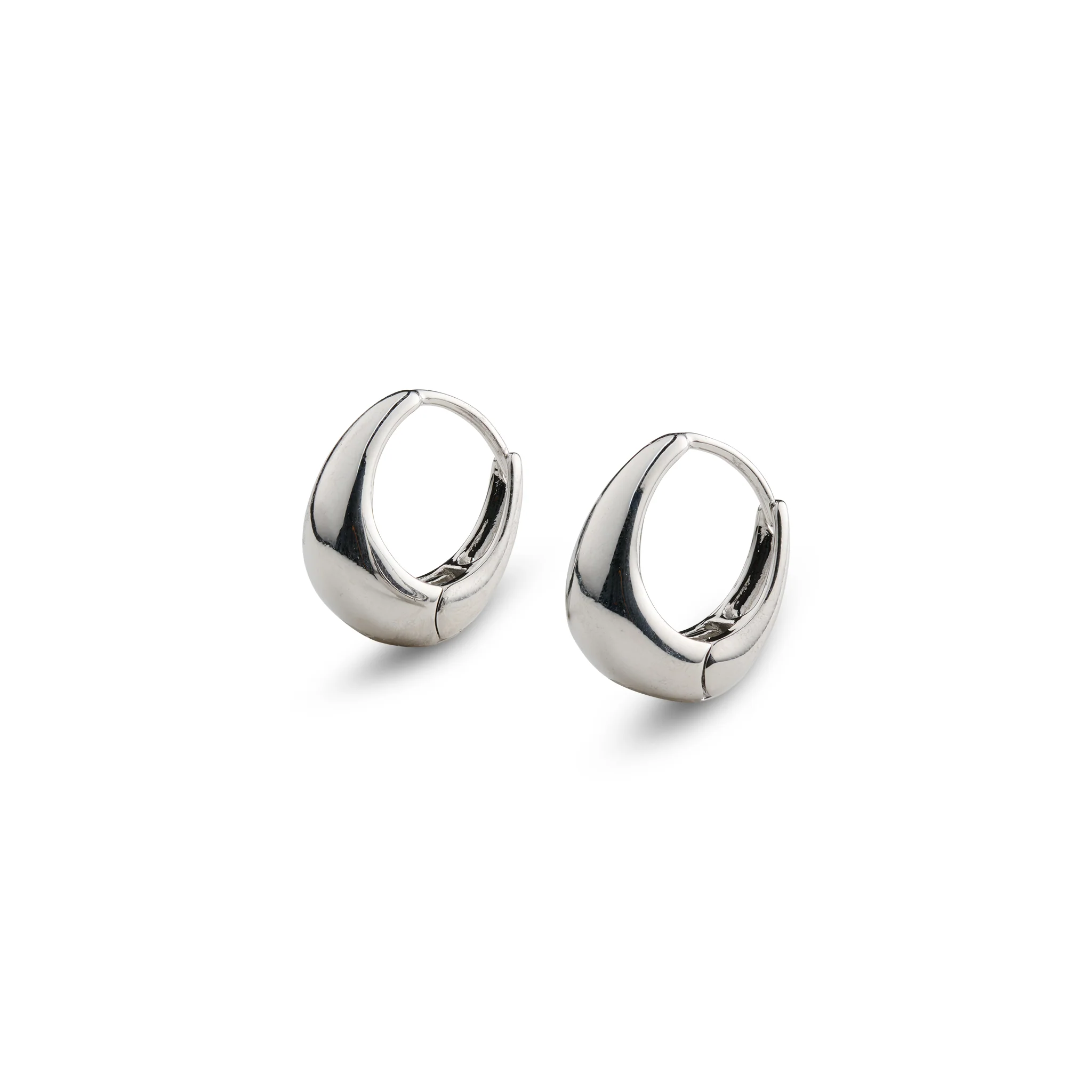Hedvig - Klassisk Wide Hoops Ørering Rustfritt Stål - Image 4