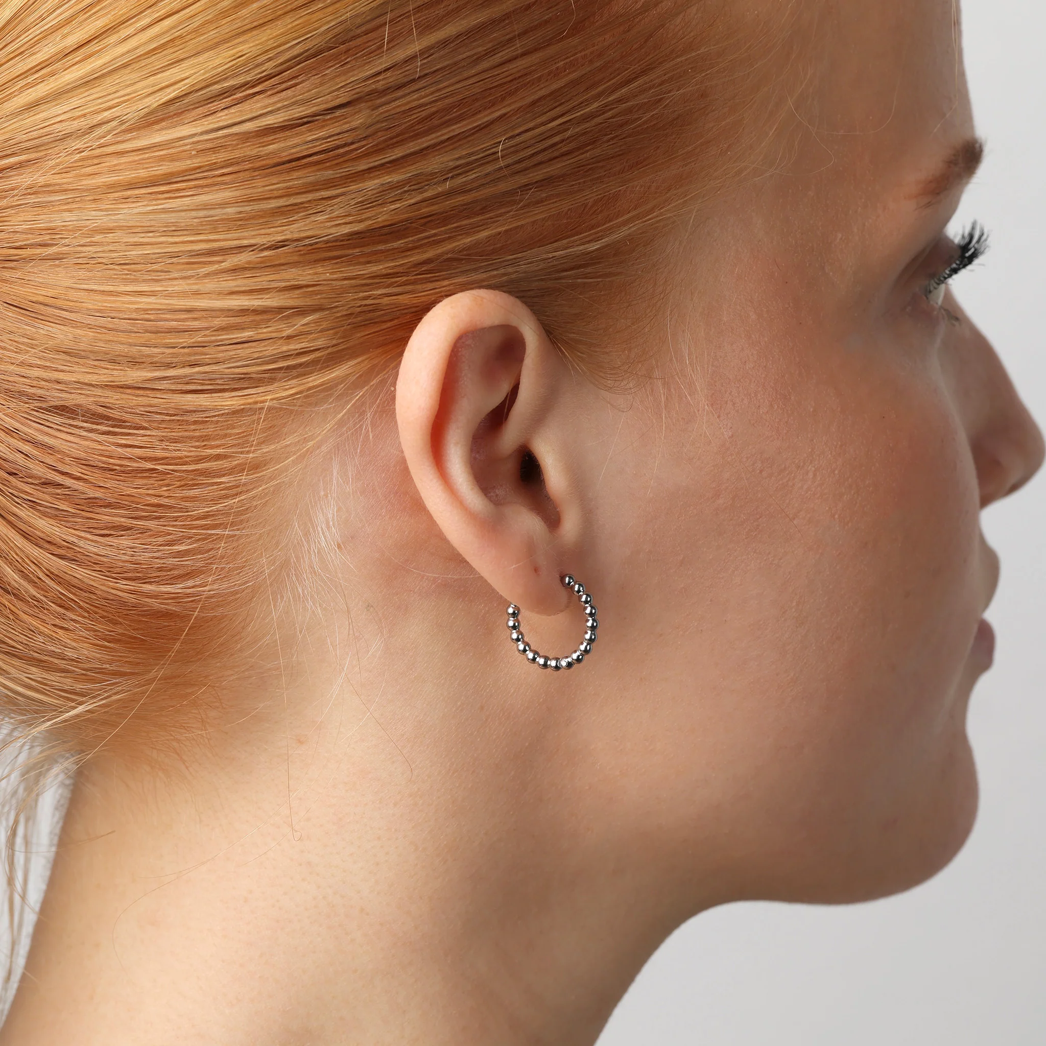 Hildur - Øredobber Hoops Rustfritt Stål - Image 3