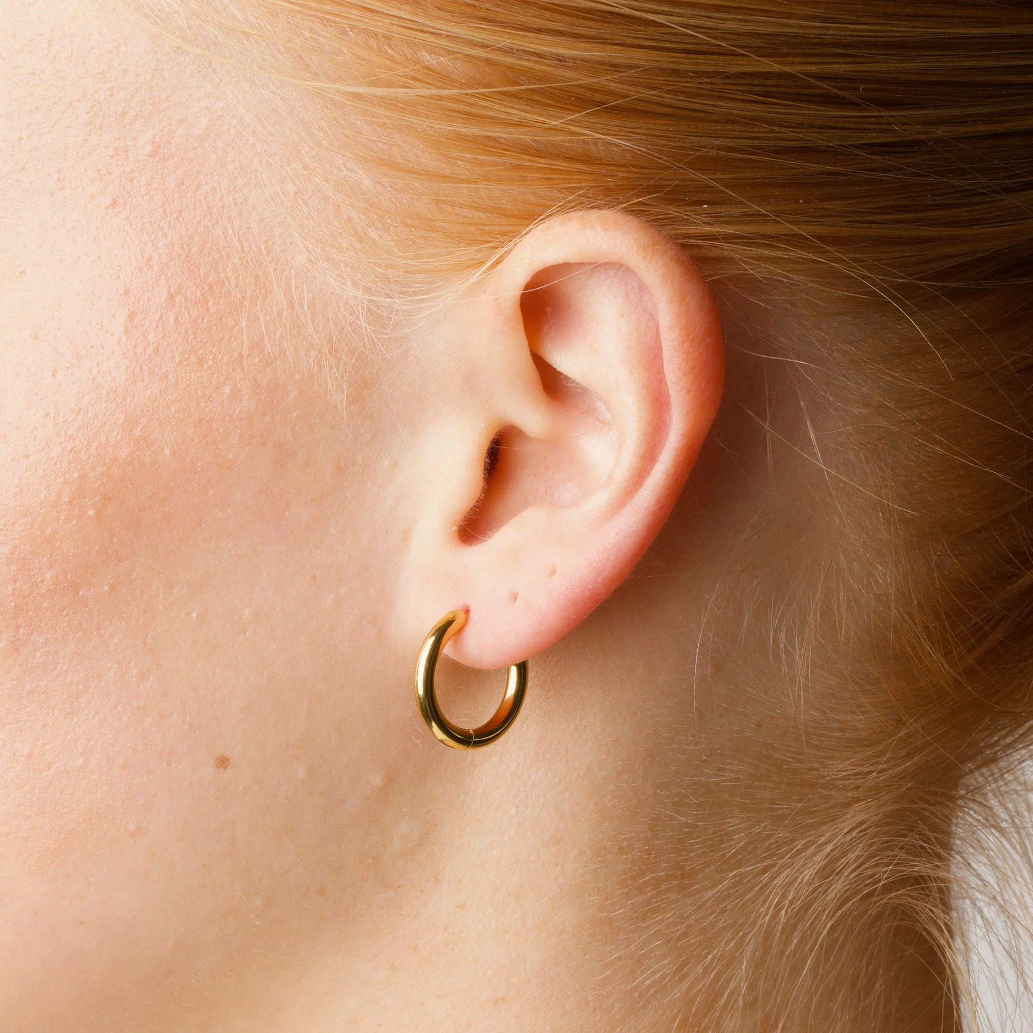 Hollie - Hoops Øredobber 17mm Rustfritt Stål - Image 11