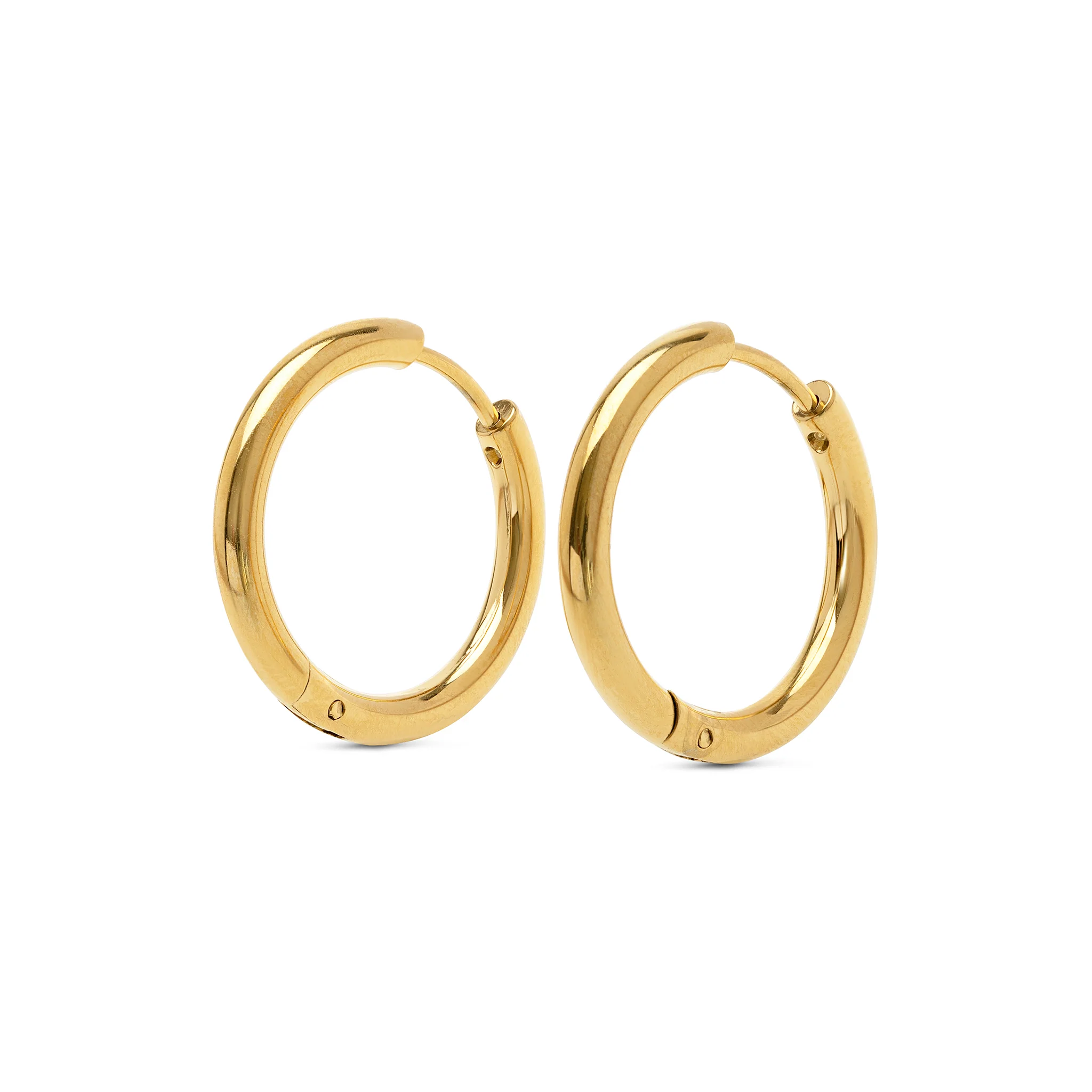 Hollie - Hoops Øredobber 17mm Rustfritt Stål - Image 2