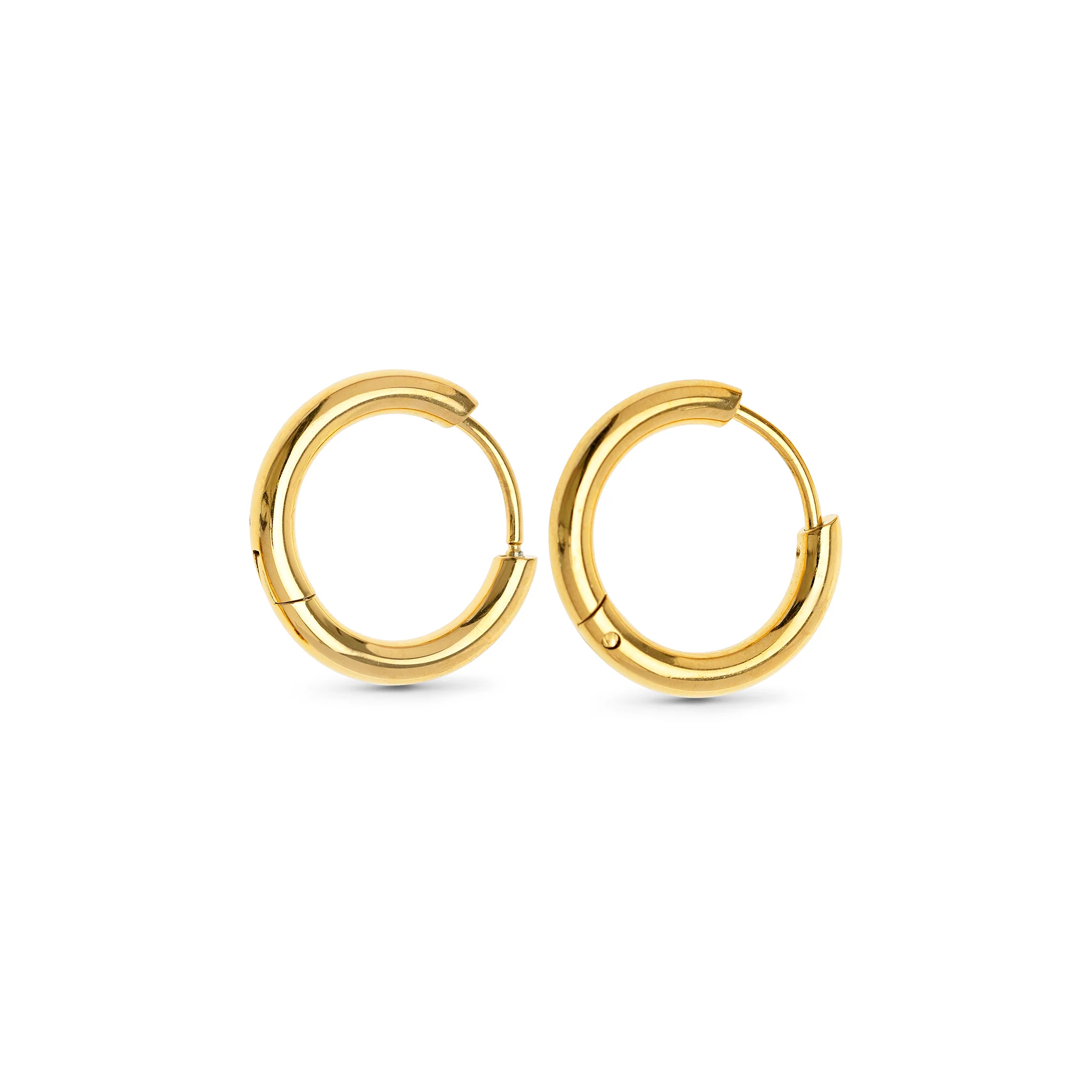 Hollie - Hoops Øredobber 17mm Rustfritt Stål - Image 3