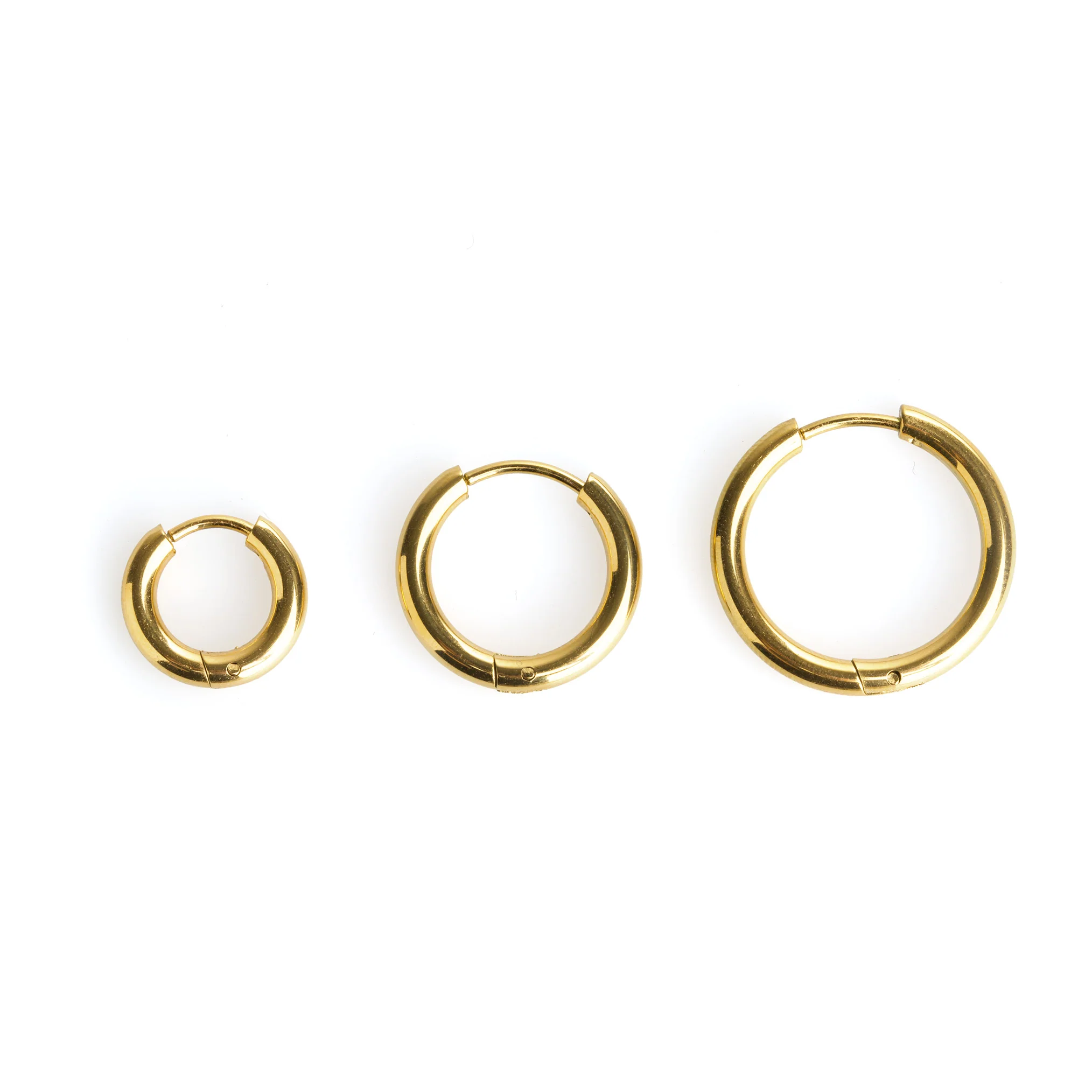 Hollie - Hoops Øredobber 17mm Rustfritt Stål - Image 6