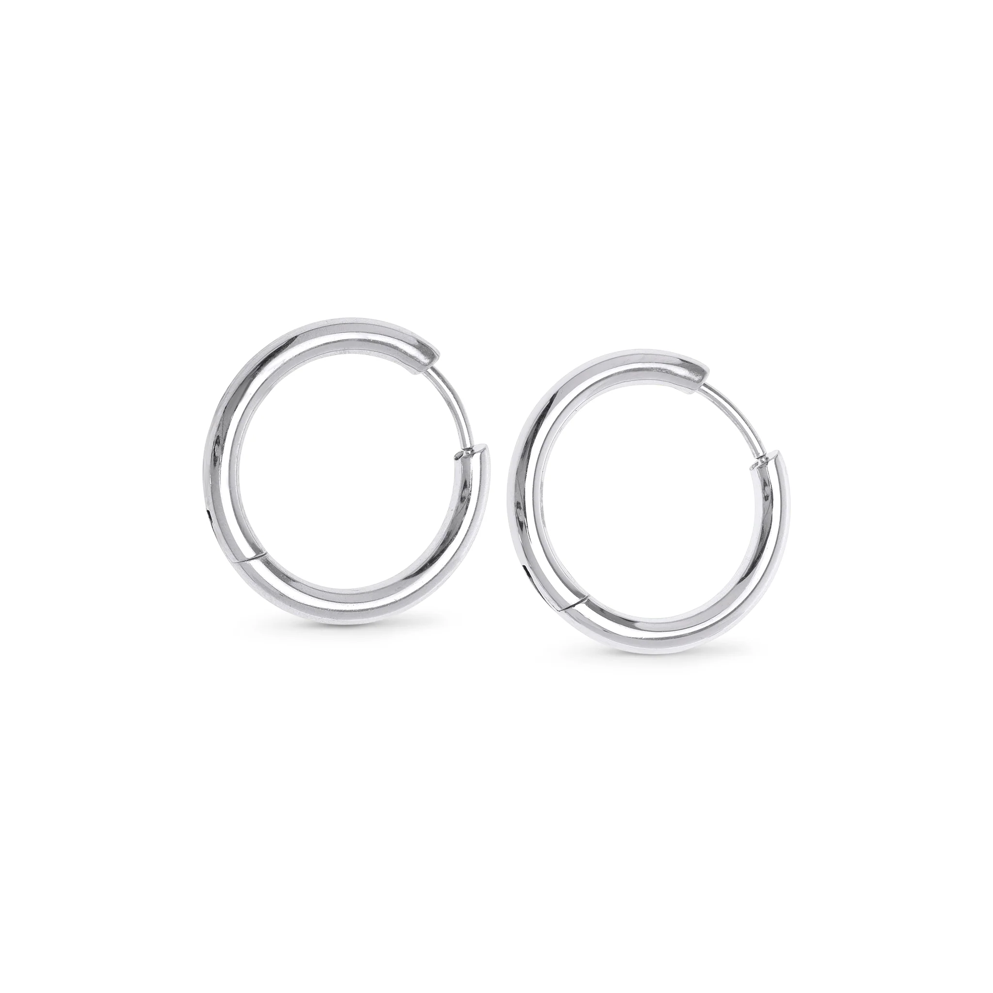 Hollie - Hoops Øredobber 21mm Rustfritt Stål