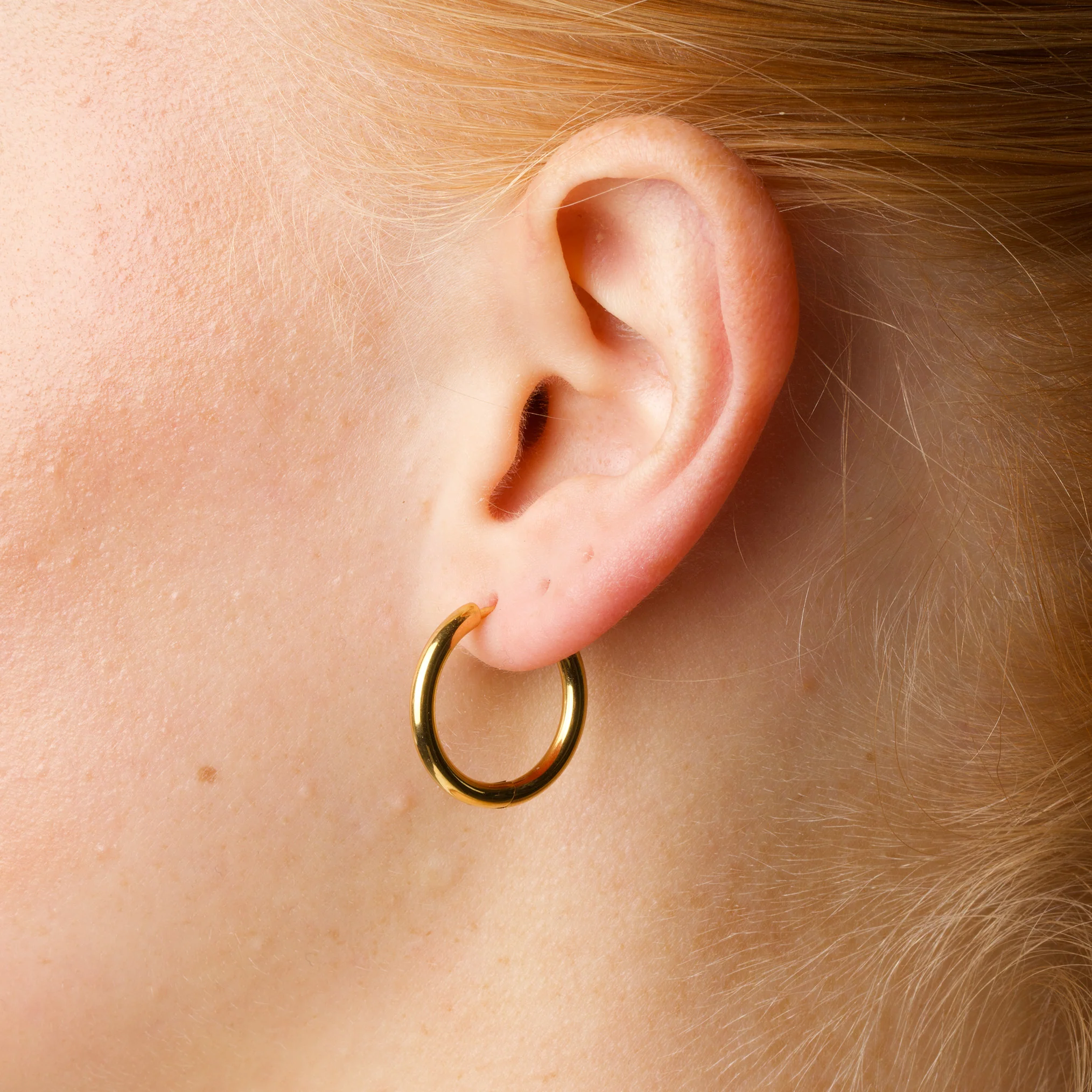Hollie - Hoops Øredobber 21mm Rustfritt Stål - Image 11