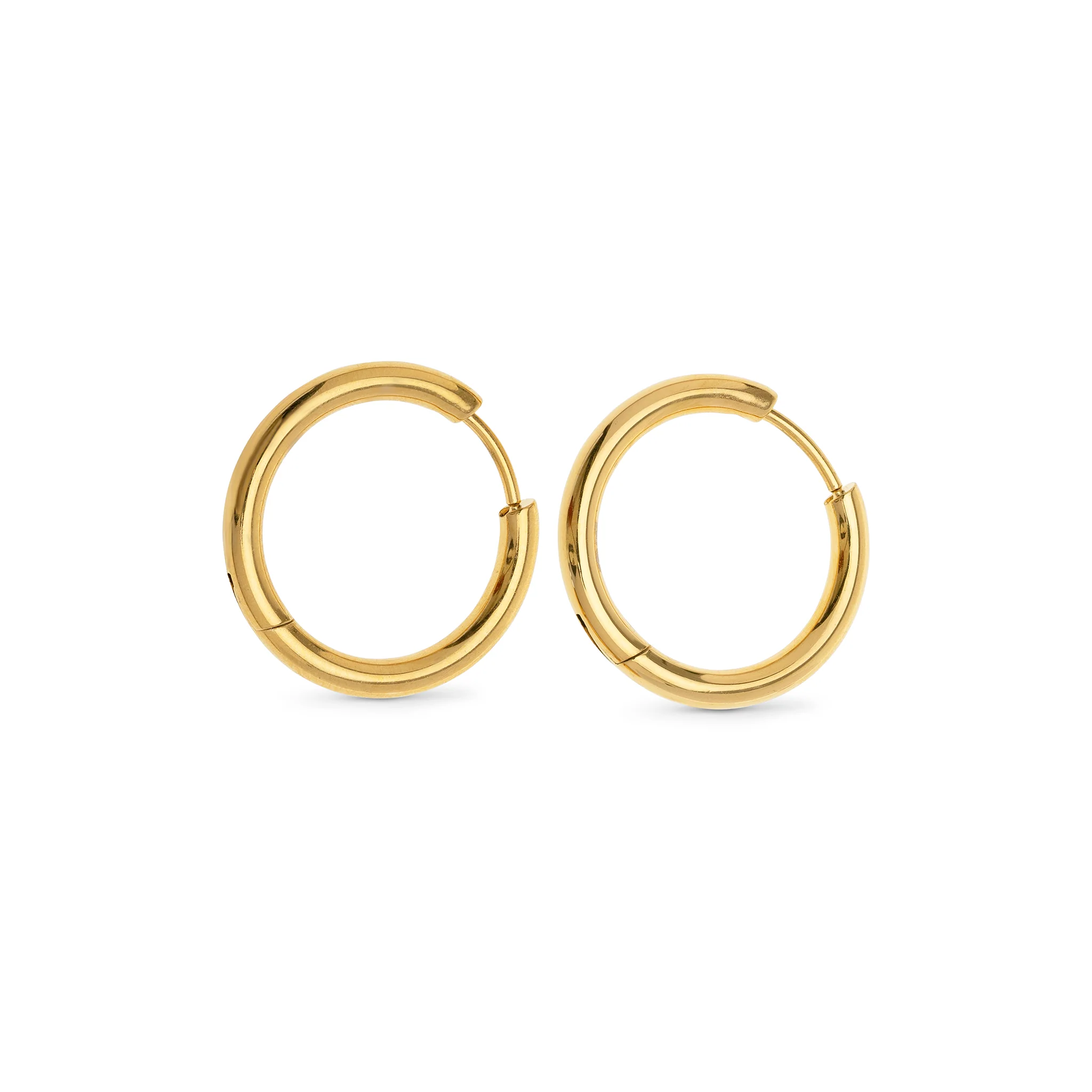 Hollie - Hoops Øredobber 21mm Rustfritt Stål - Image 3