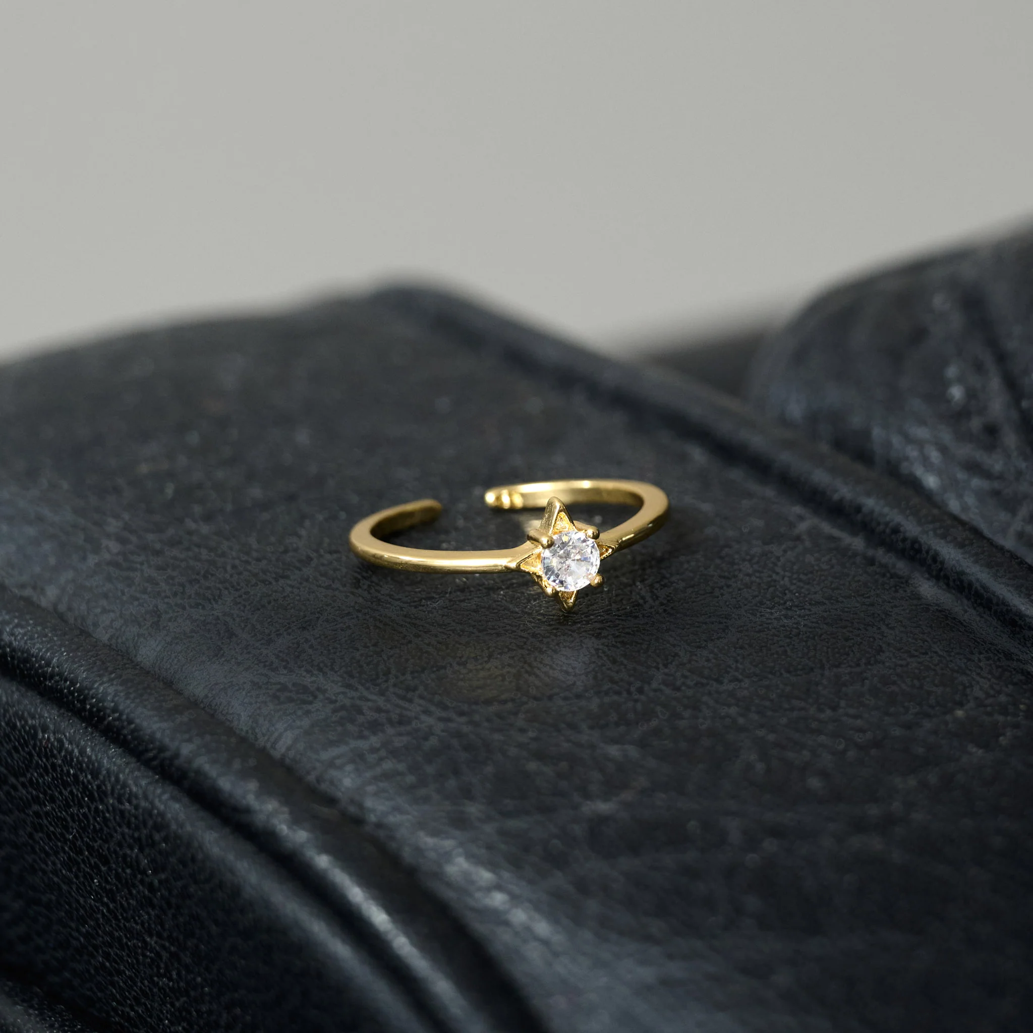 Indy - Star Crystal Ring Justerbar - Image 5