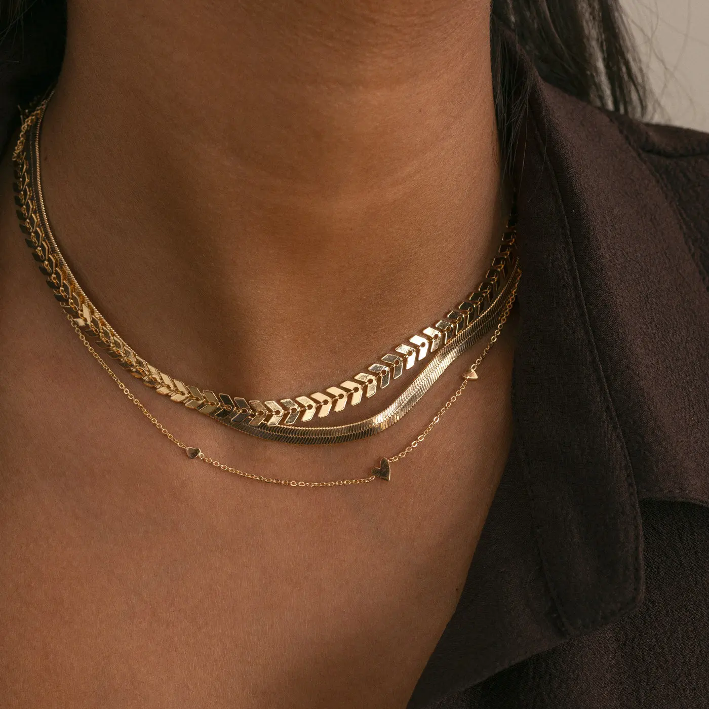 Ivy - Snake Chain Halskjede Rustfritt stål - Image 4