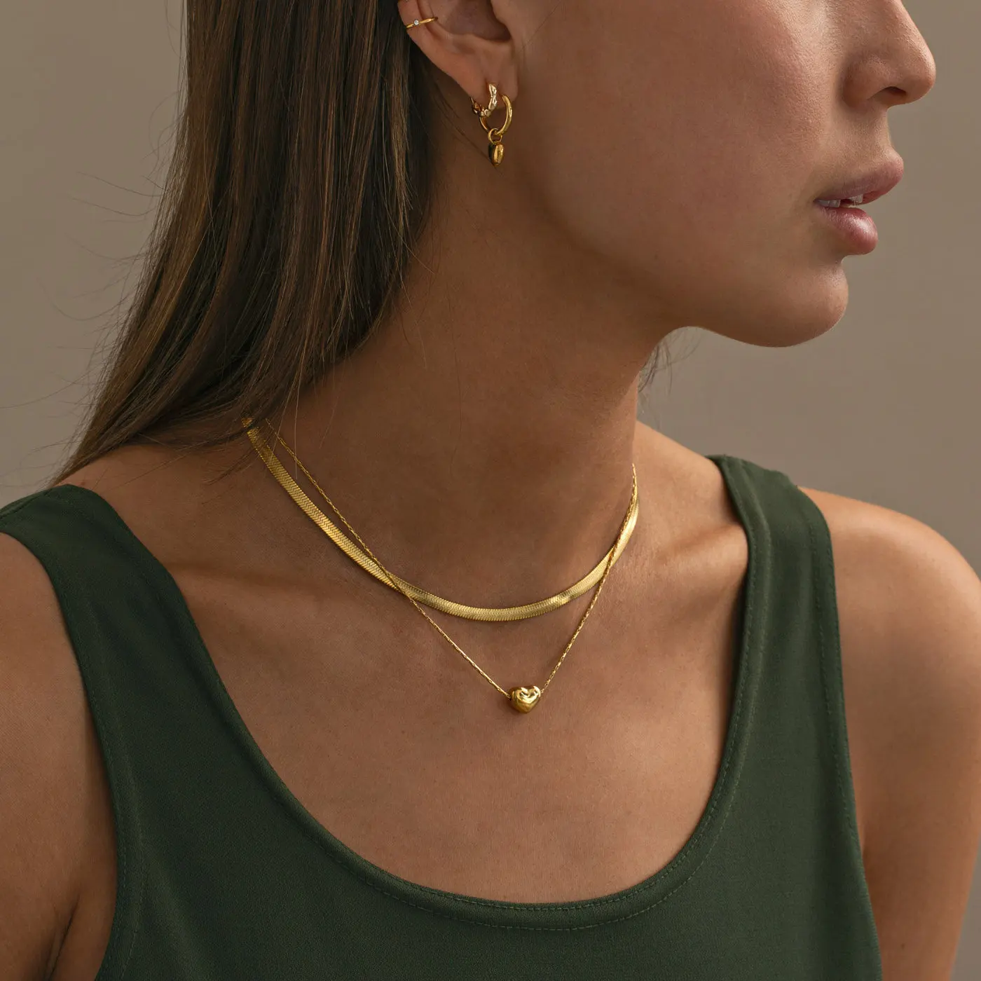 Ivy - Snake Chain Halskjede Rustfritt stål - Image 6