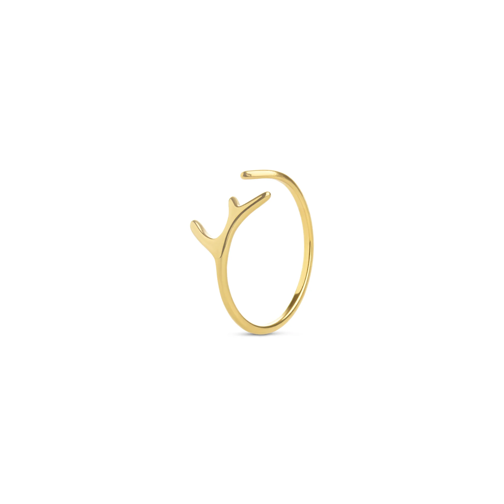 Janna - Twig Ring Rustfritt Stål