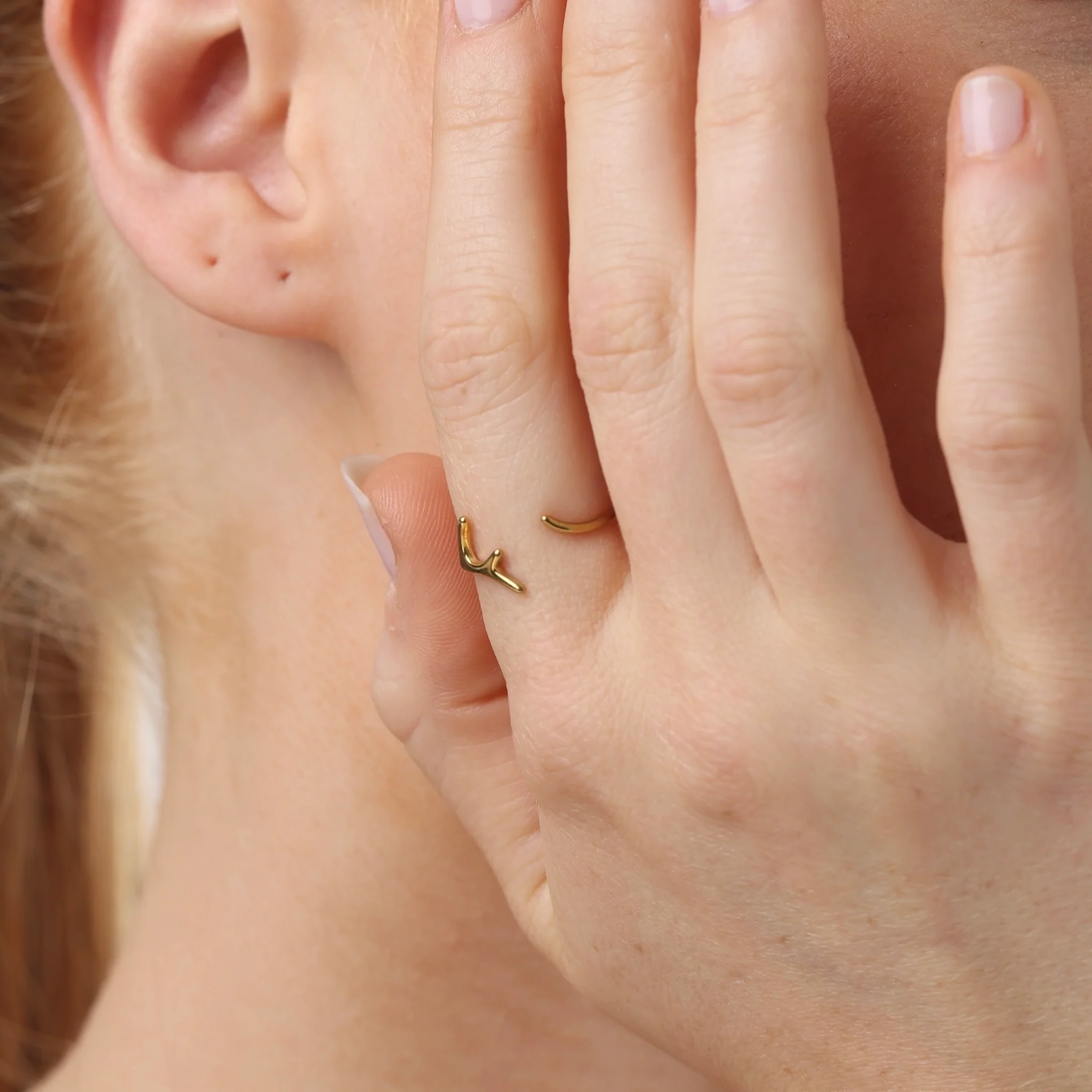 Janna - Twig Ring Rustfritt Stål - Image 6