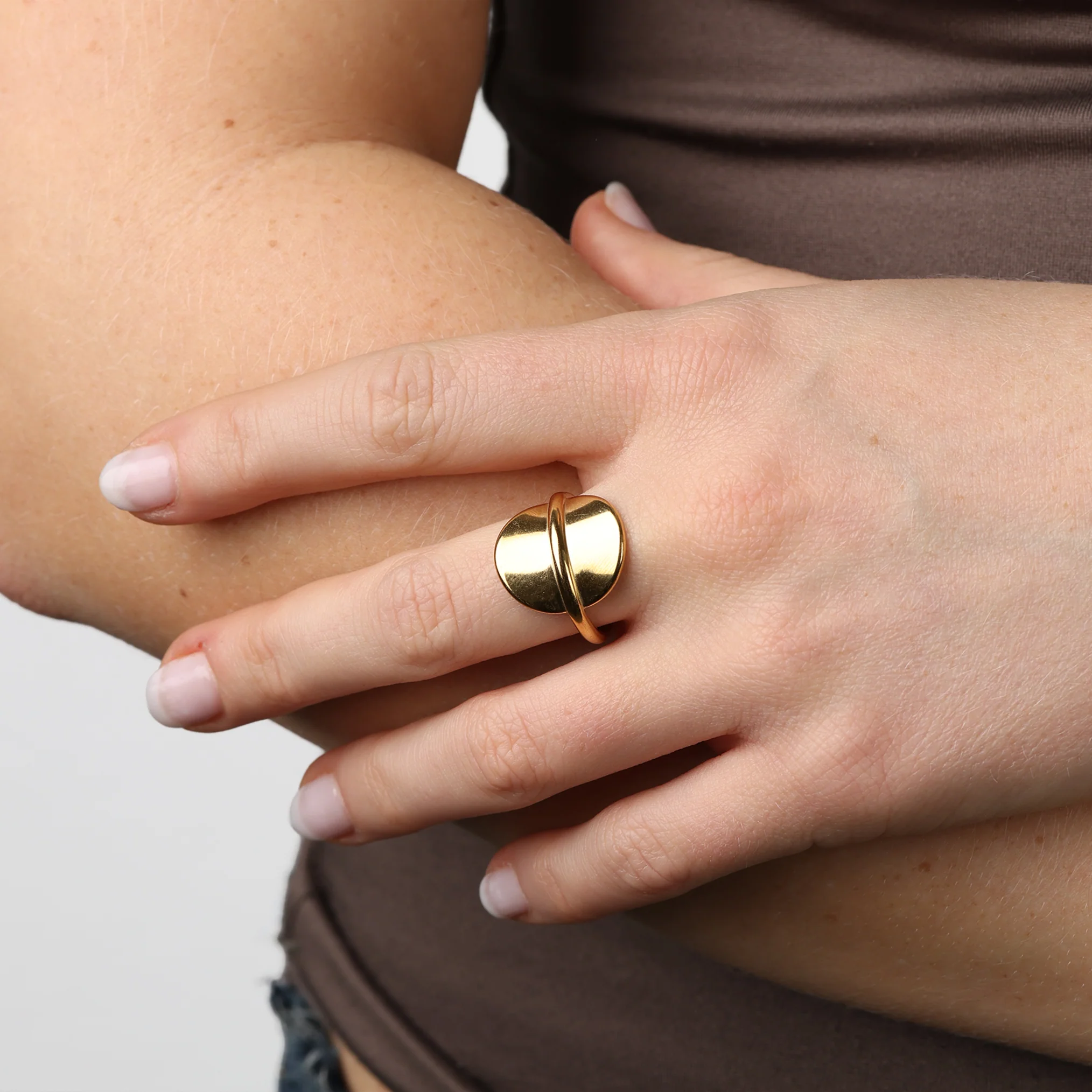 Jiselle - Statement-Ring Rustfritt Stål - Image 9