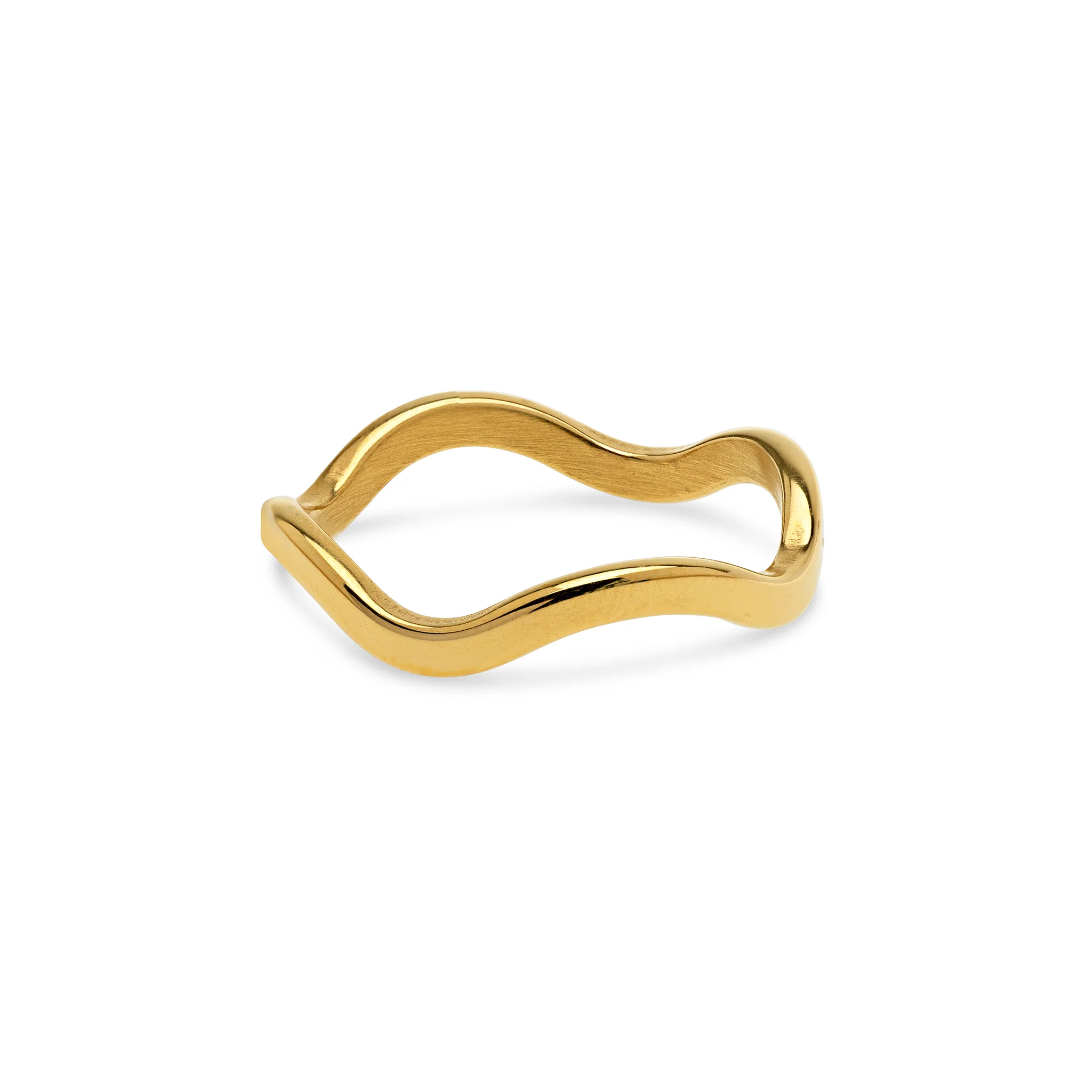 Johanna - Ring Bølget Rustfritt Stål - Image 3