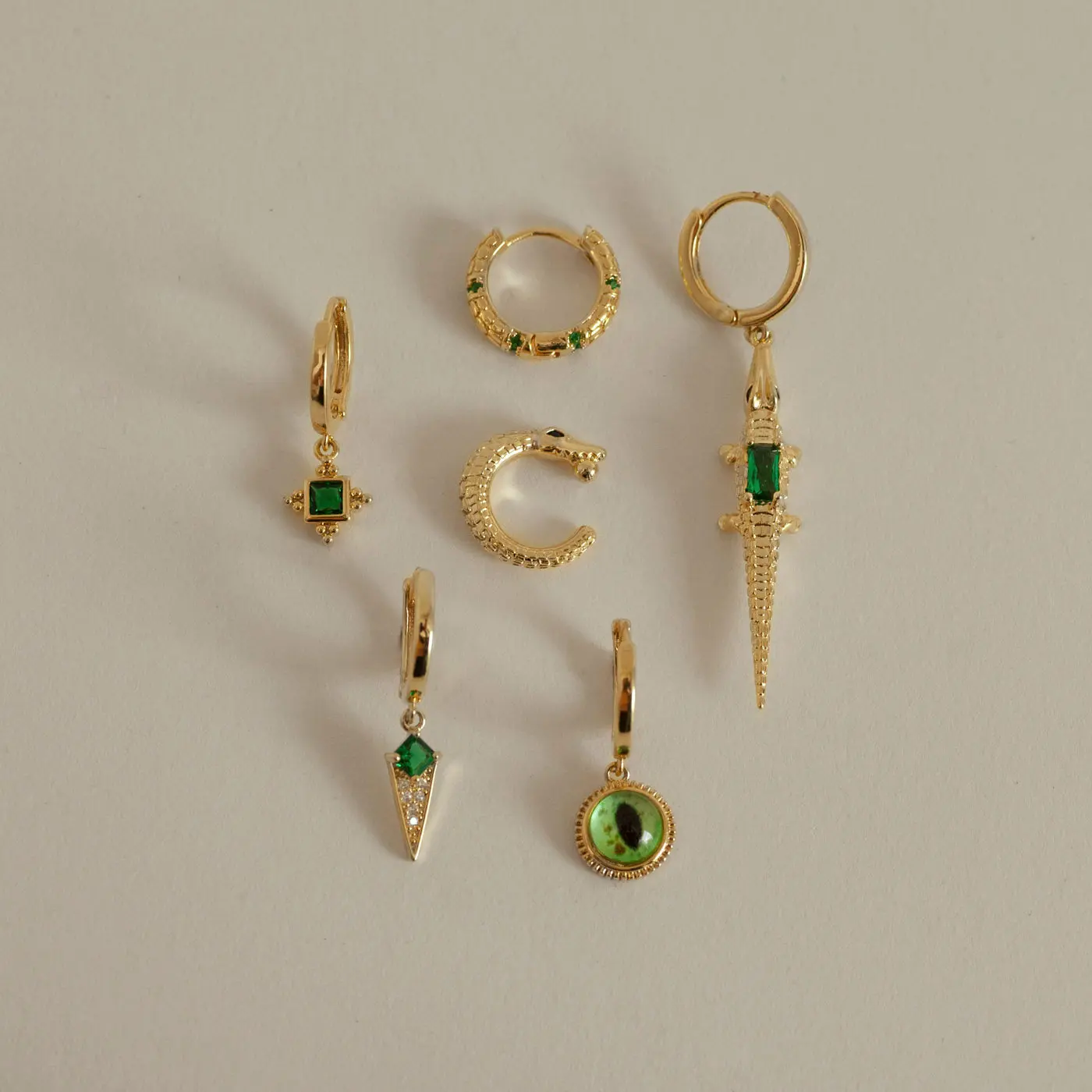 Kiia - Animal Eye Hoop øredobber - Image 3