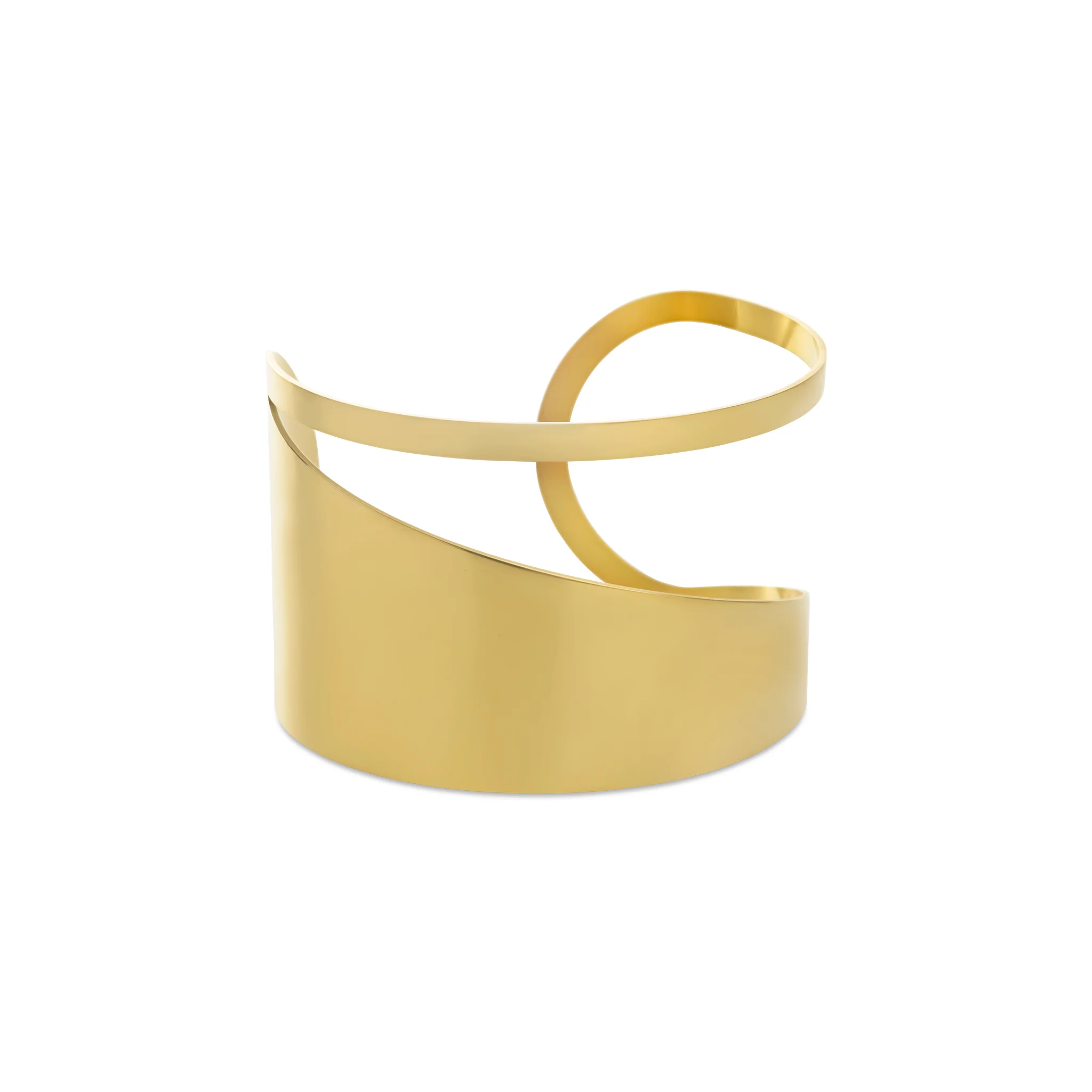 Krista - Chunky Bangle Armbånd Rustfritt Stål - Image 3