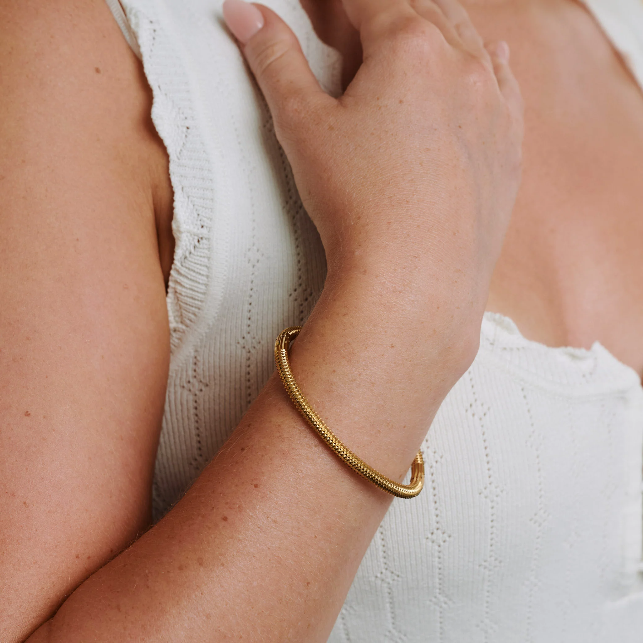 Laerke - Avrundet Armbånd Rustfritt Stål - Image 2
