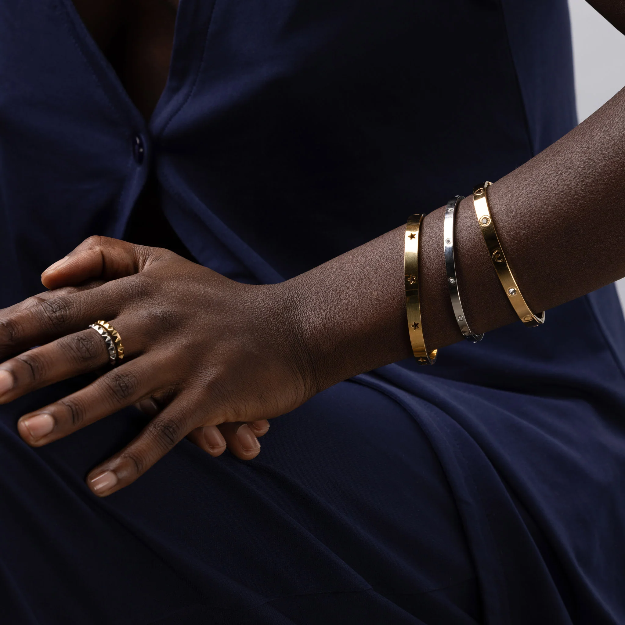 Leia - Bangle Stjernearmbånd Rustfritt stål - Image 13