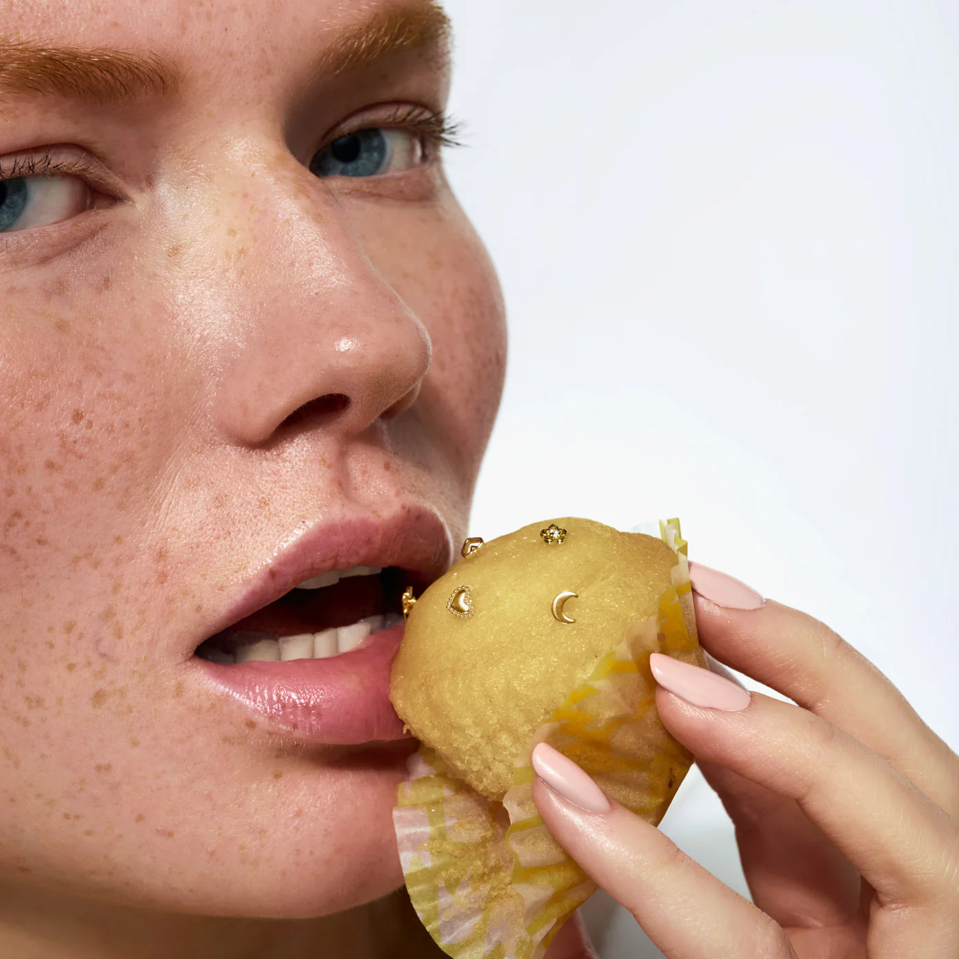 Lupin - Blomst med krystall øredobber - Image 3