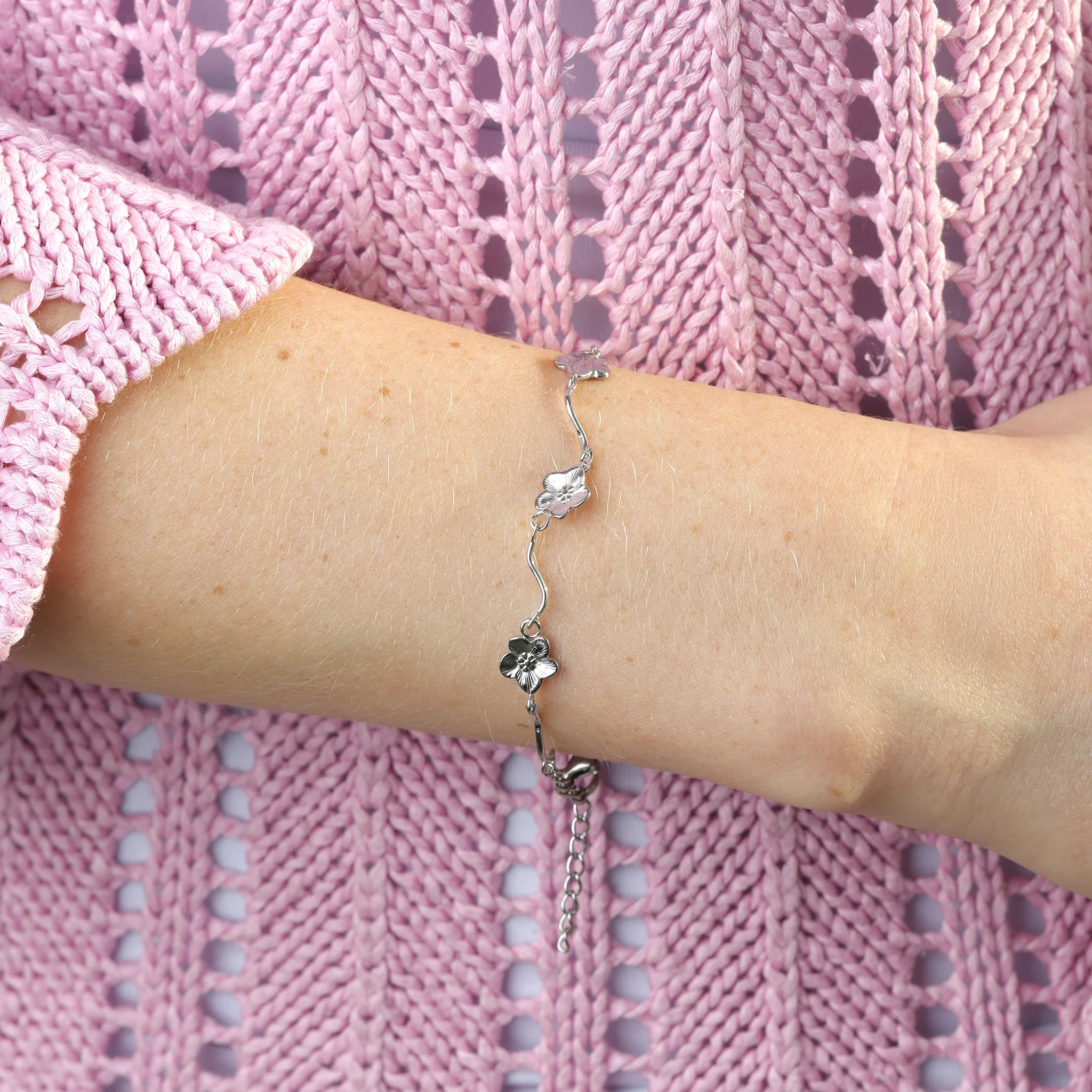 Mae - Blomsterarmbånd Rustfritt Stål - Image 3