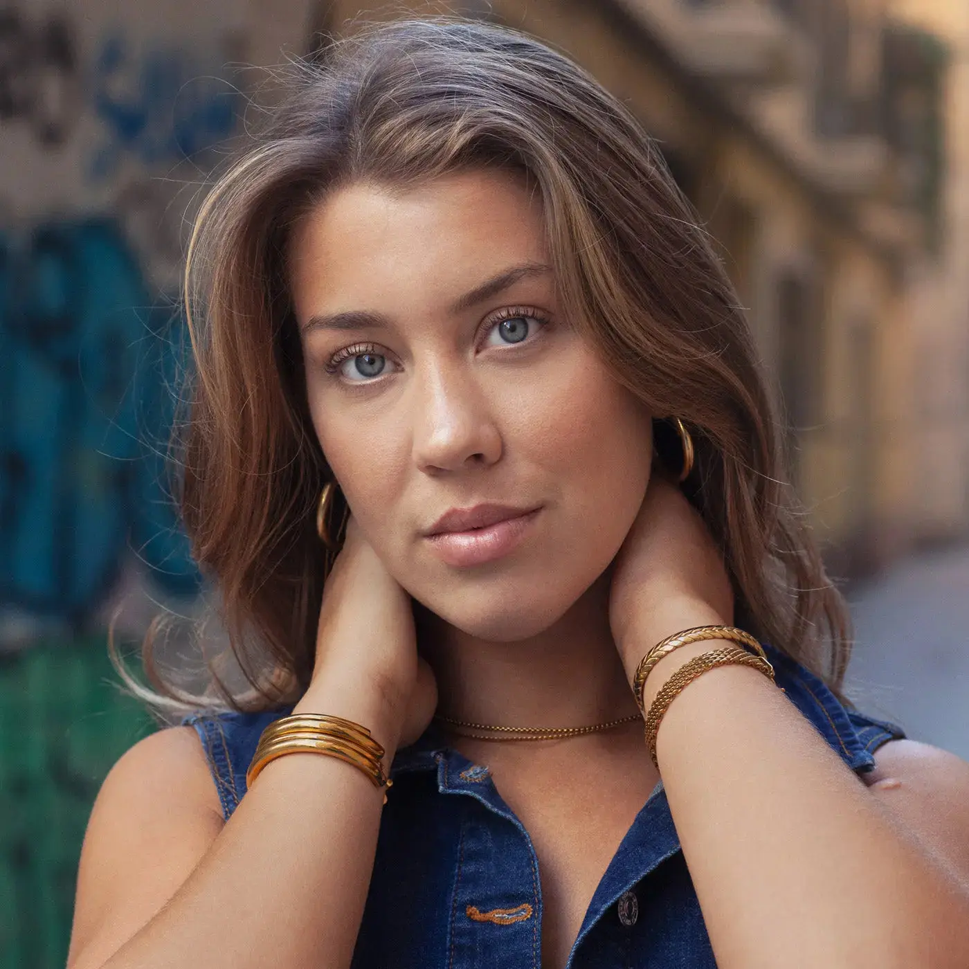 Maeve - Statement Bangle Rustfritt stål Sølv - Image 6